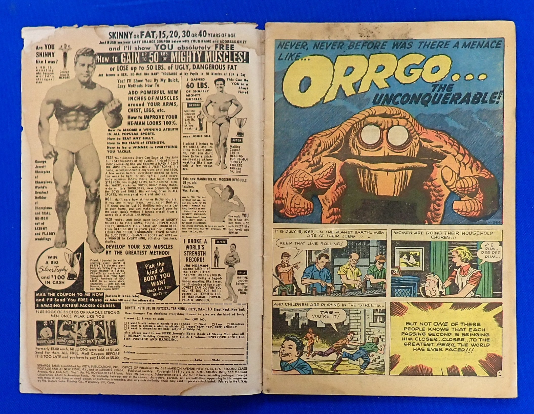 Strange Tales #90 (1961) - GD (2.0) - 1st App. Orrgo