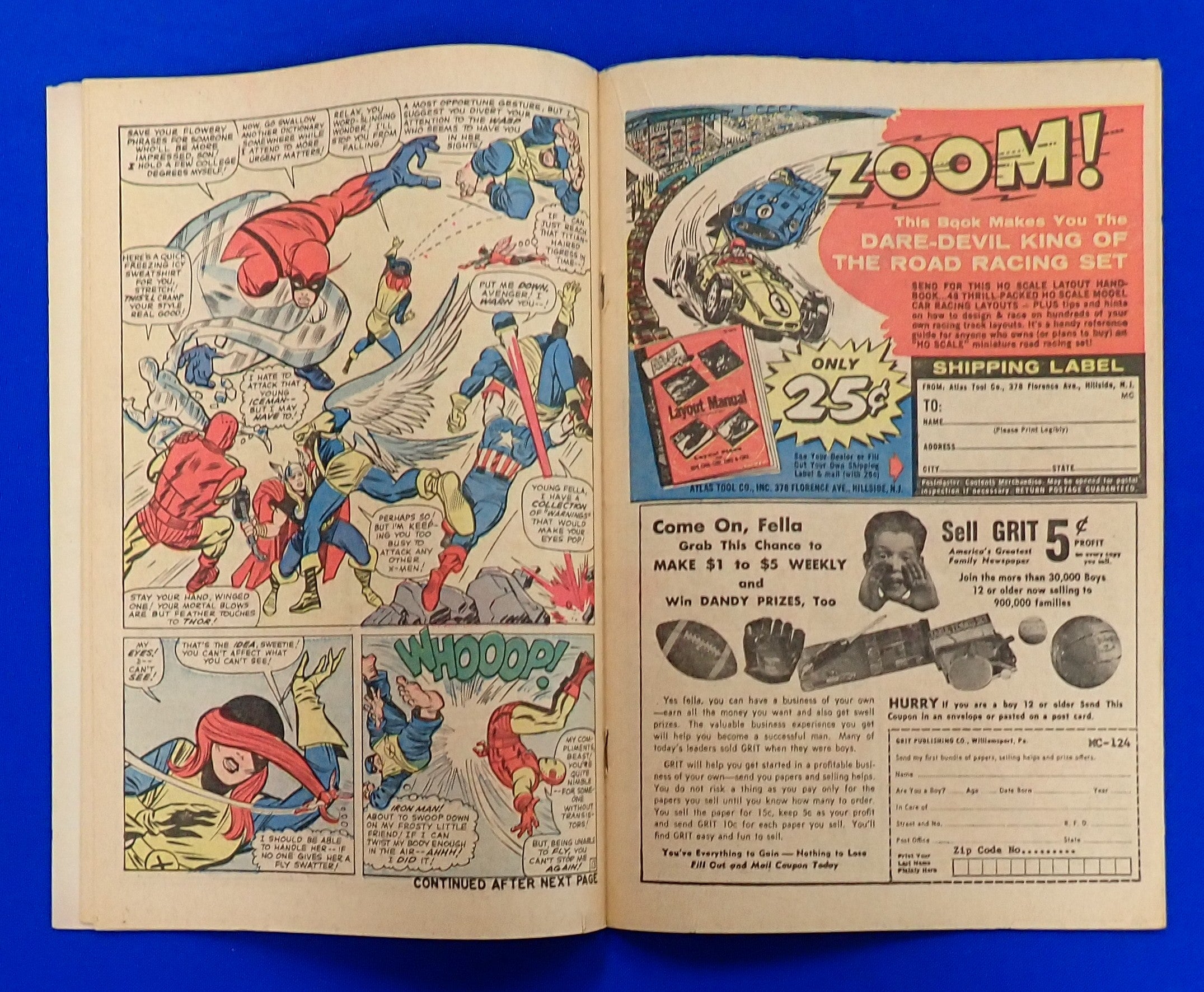 X-Men #9 (1965) - VG/VG+ (4.0-4.5) - 1st Meeting of X-Men & Avengers