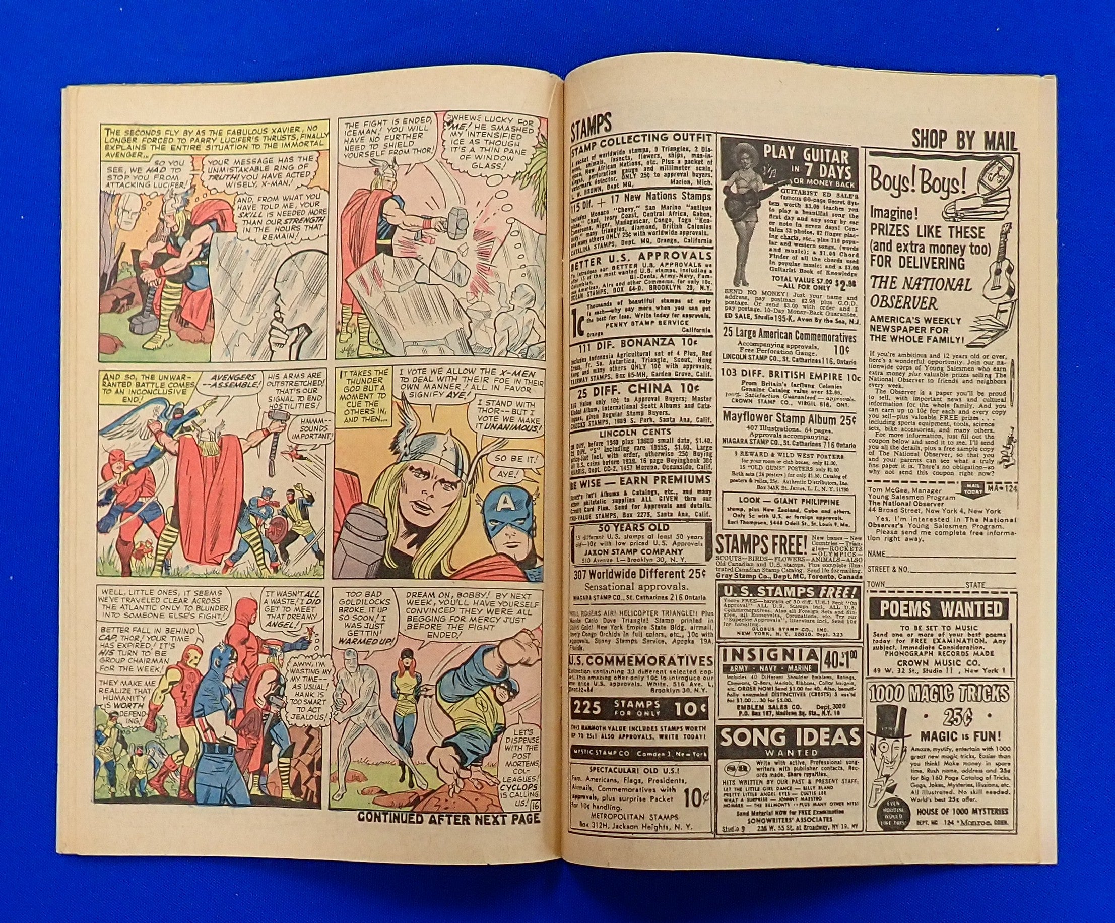X-Men #9 (1965) - VG/VG+ (4.0-4.5) - 1st Meeting of X-Men & Avengers