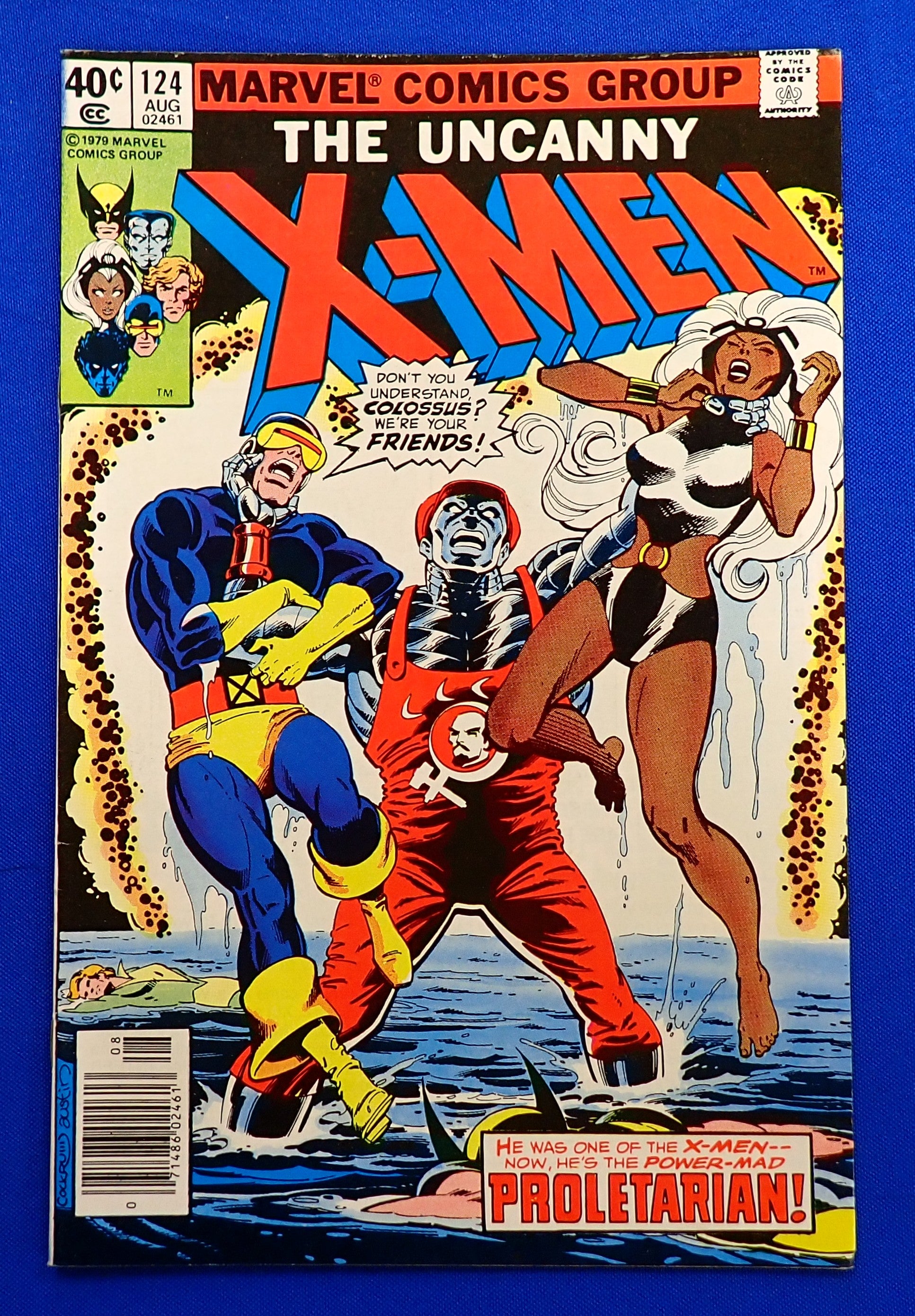 Uncanny X-Men #124 (1979) - VF (8.0) - 1st App. of Colossus as the Proletarian