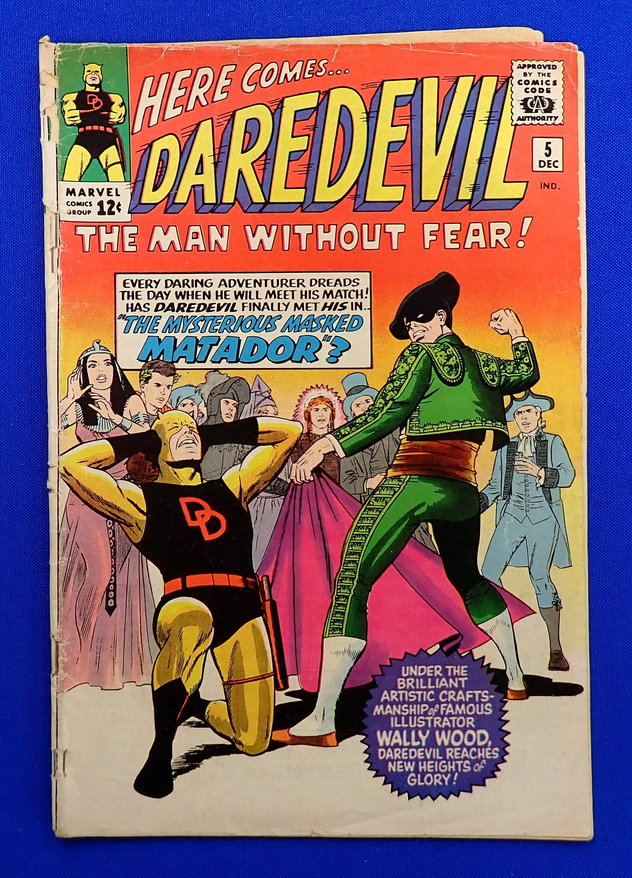 Daredevil #5 (1964) - FR (1.0) - Redesign of DD's Chest Emblem