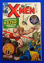 X-Men #10 (1965) - GD/VG- (3.0-3.5) - 1st Ka-Zar Silver Age App.