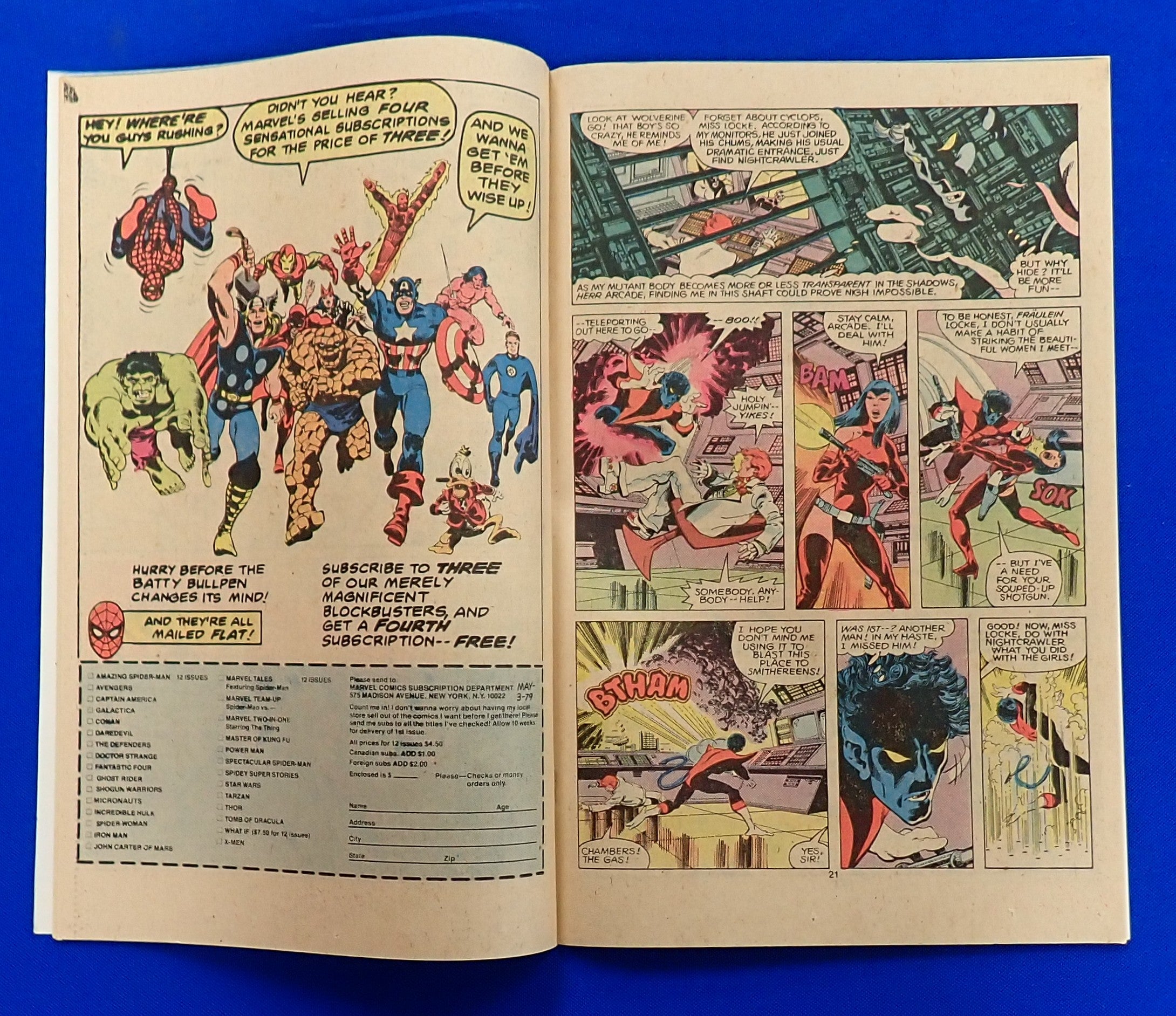 Uncanny X-Men #124 (1979) - VF (8.0) - 1st App. of Colossus as the Proletarian