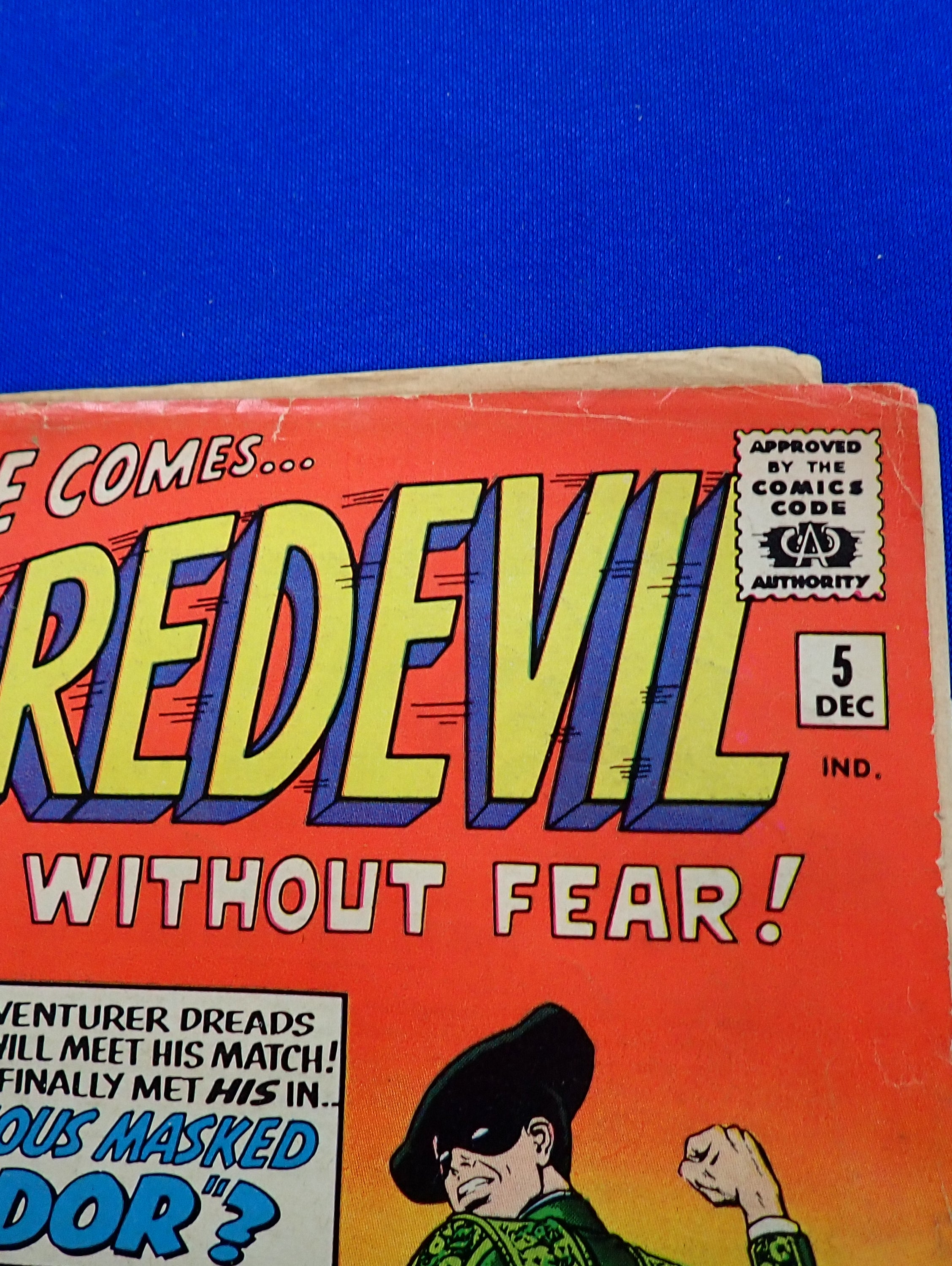 Daredevil #5 (1964) - FR (1.0) - Redesign of DD's Chest Emblem