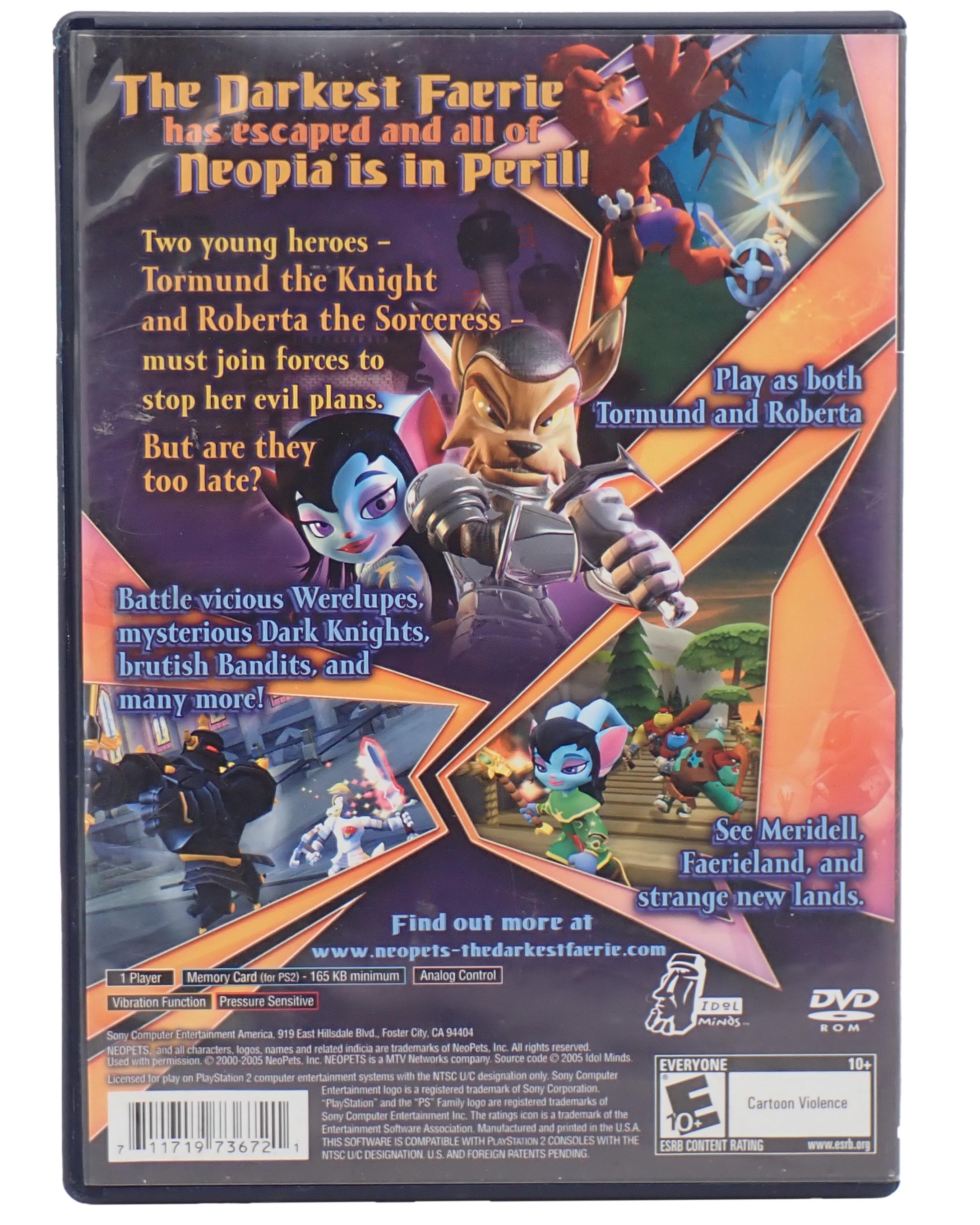 Neopets The Darkest Faerie - PS2