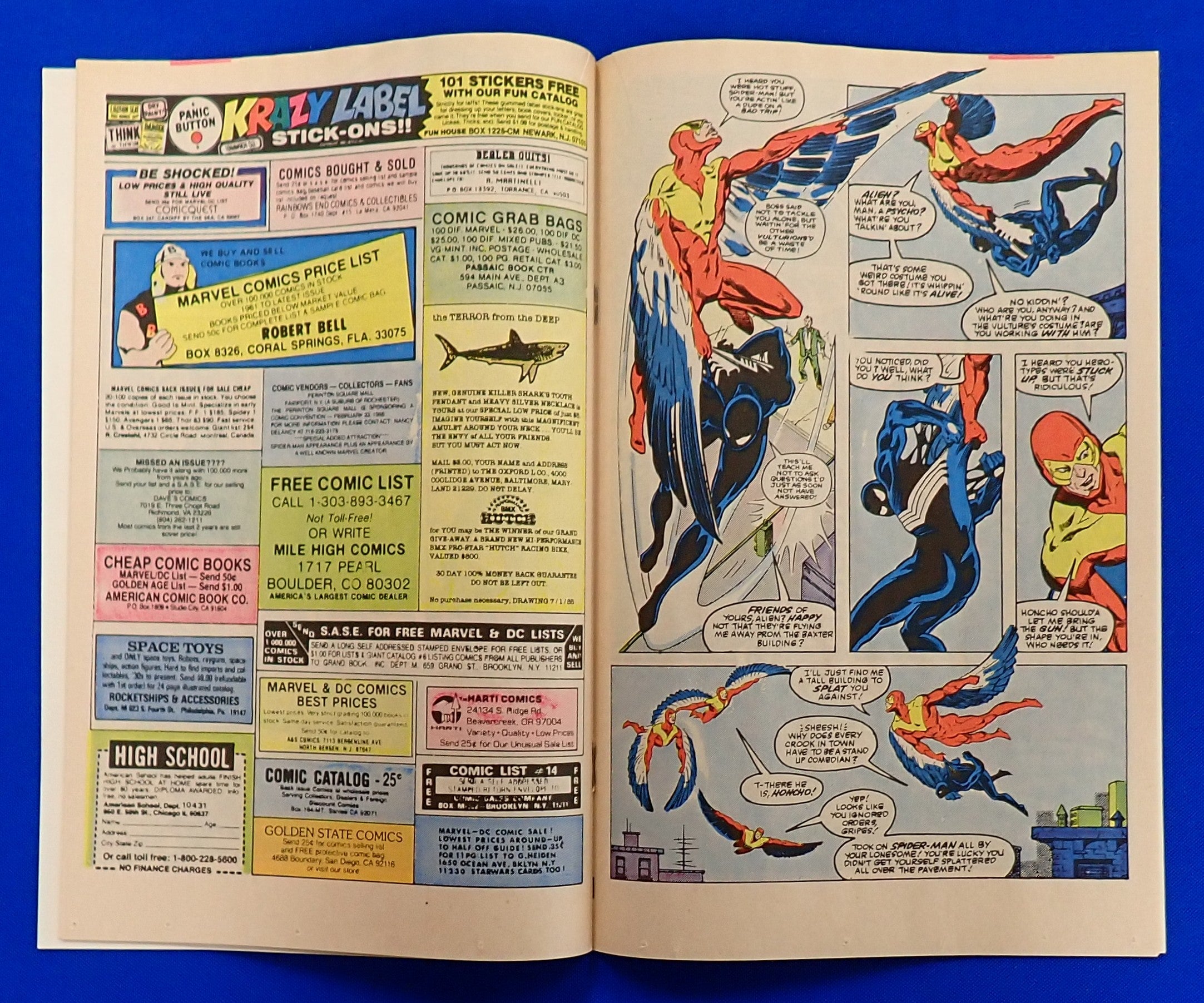 Web of Spider-Man #1 (1985) - NM- (9.2+) - 3rd Ongoing Series