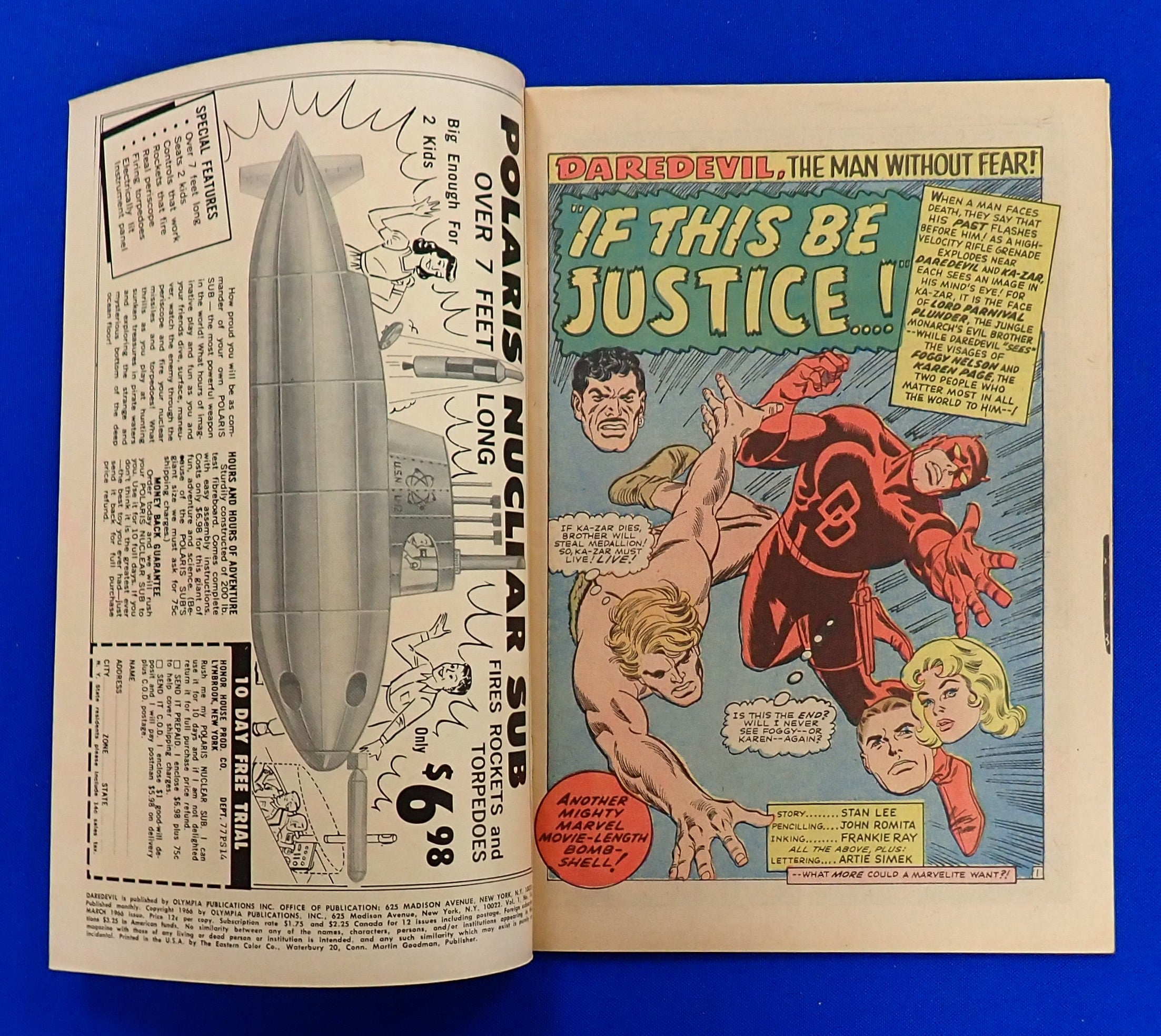 Daredevil #14 (1966) - FN/FN+ (6.0-6.5) - Silver Age Issue