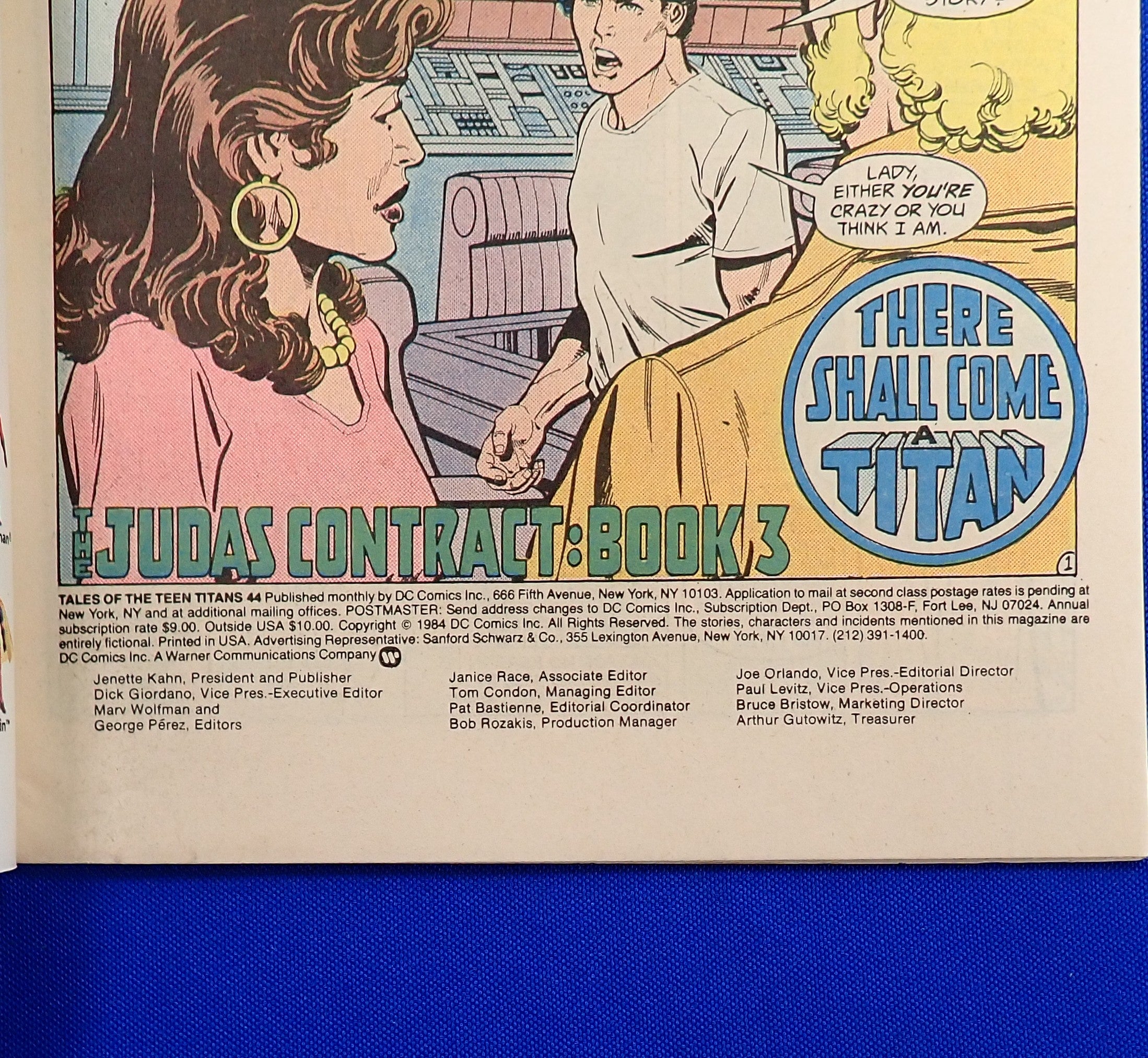 Tales of the Teen Titans #44 (1984) - FN+ (6.5) - Grayson becomes Nightwing