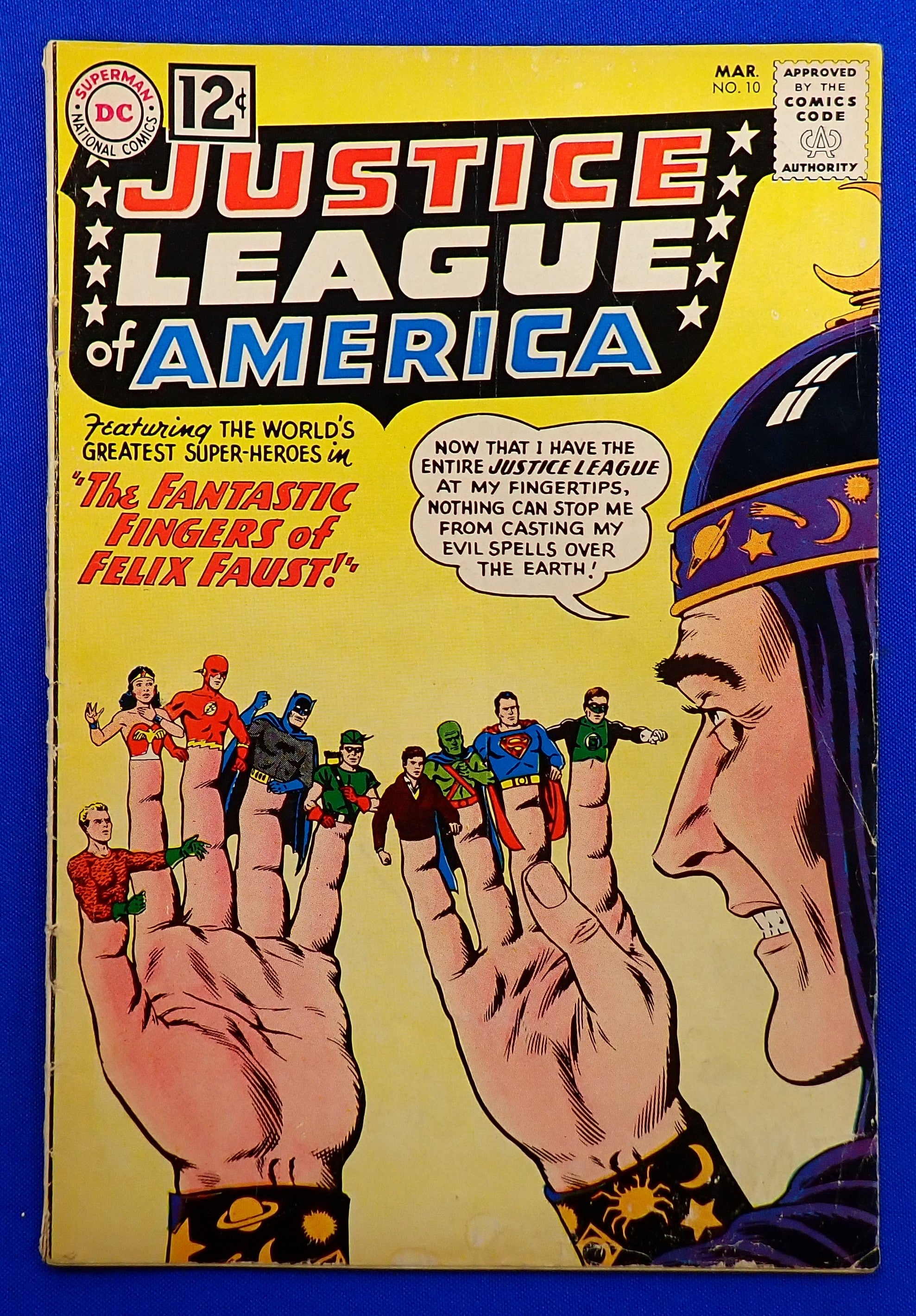 Justice League of America #10 (1962) - GD/GD- (1.8-2.0) - 1st App. Epoch