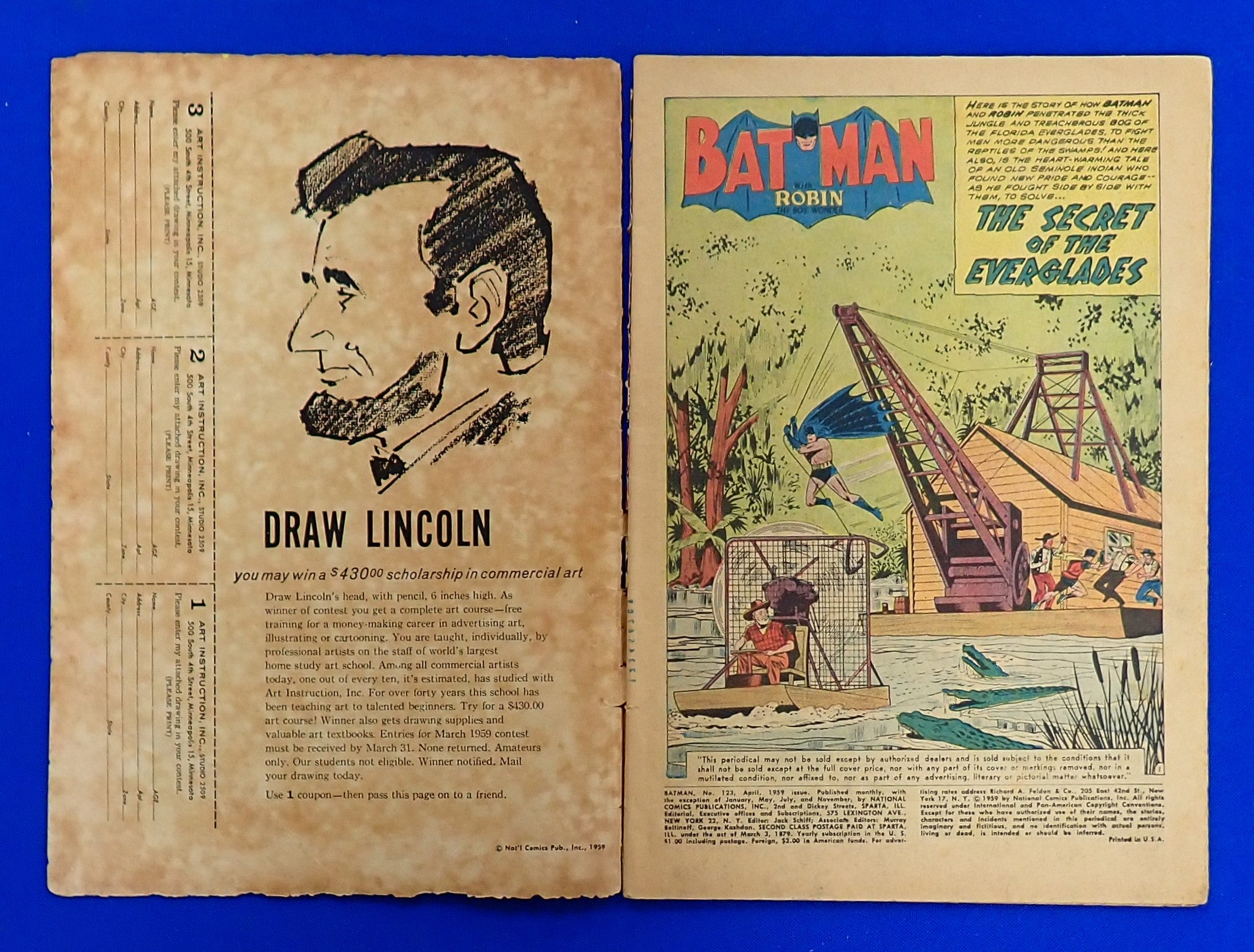 Batman #123 (1959) - FR/GD (1.0-1.5) - Golden Age Issue