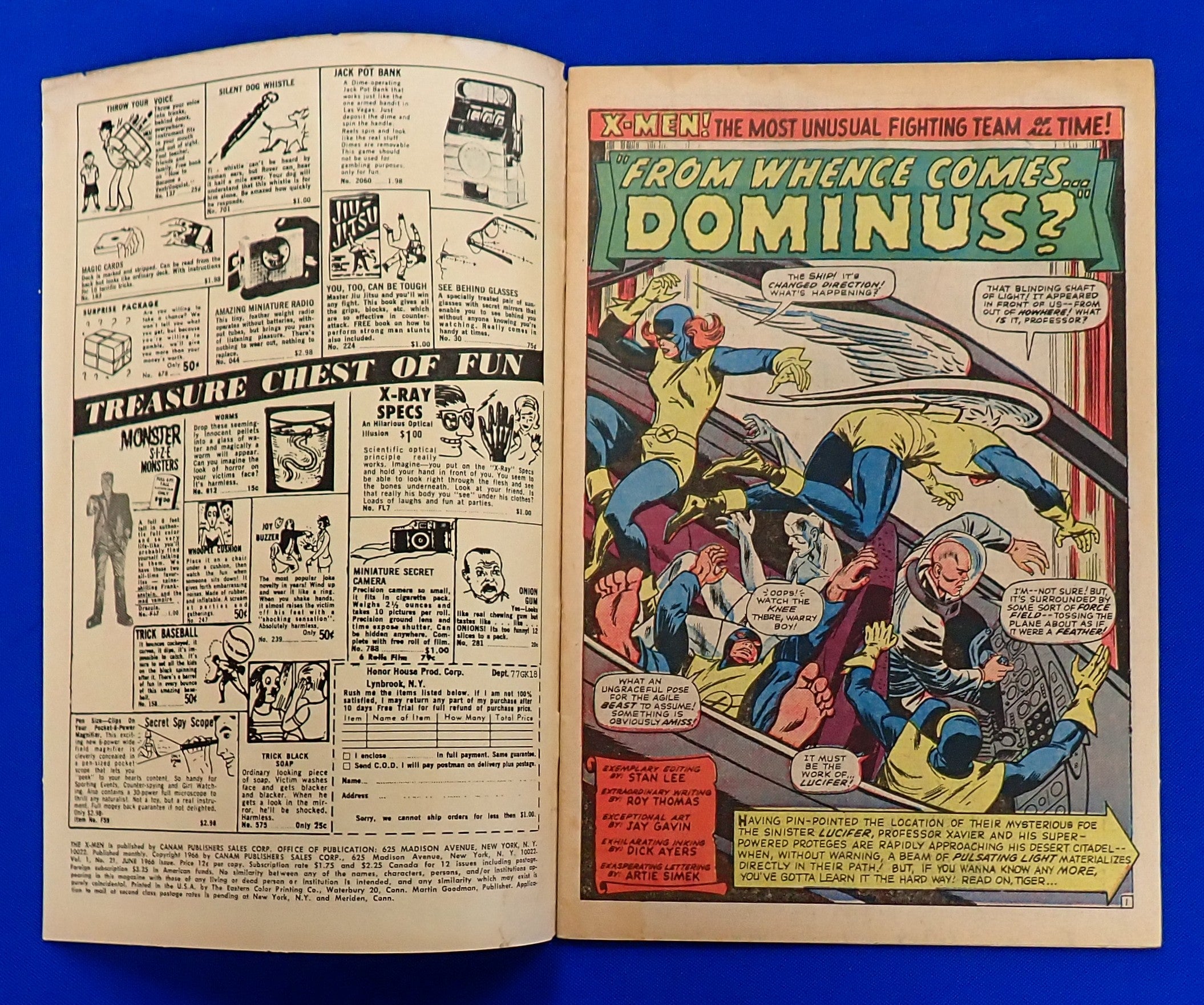 X-Men #21 (1966) - VG/FN (5.0) - Silver Age Issue