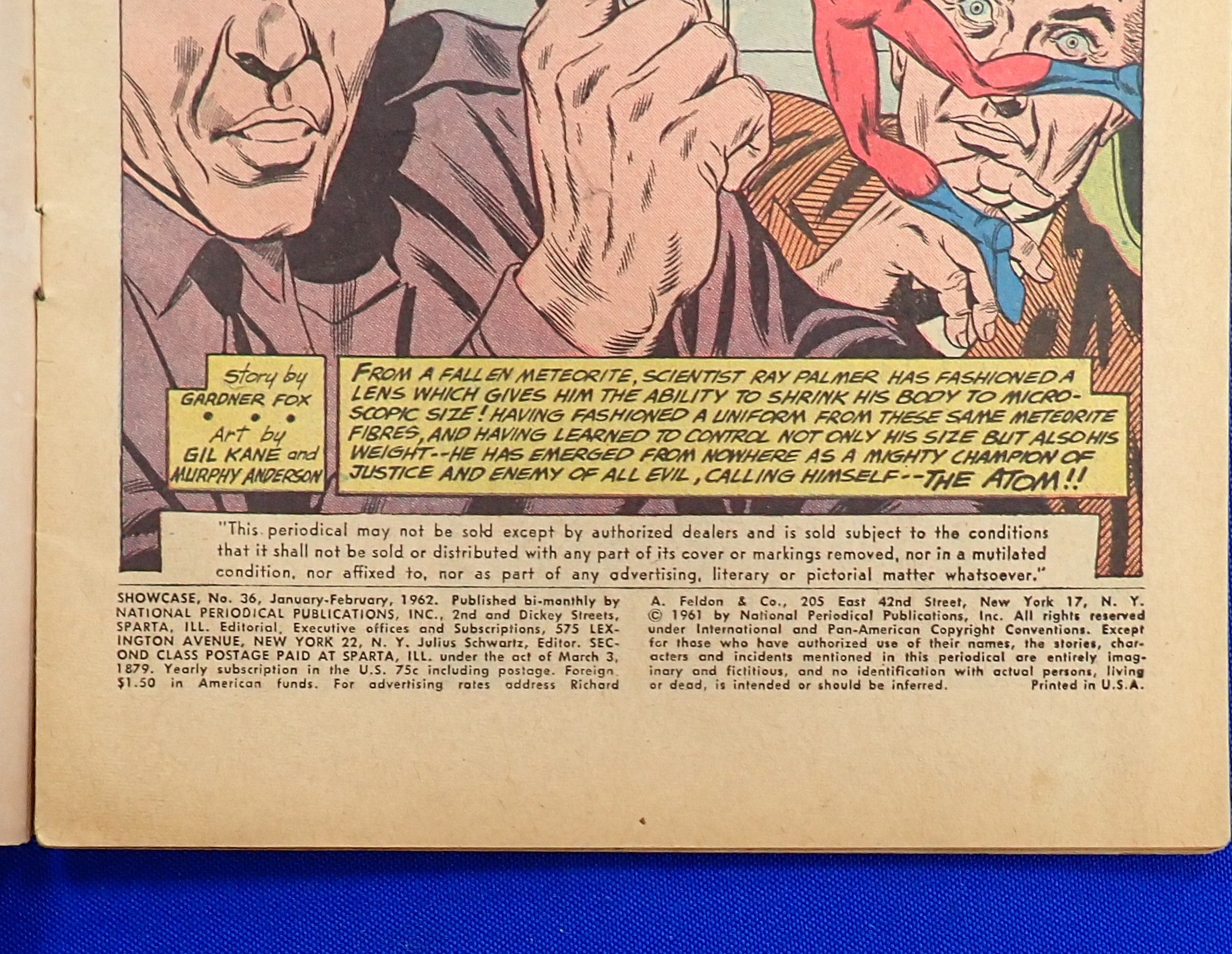 Showcase #36 (1962) - VG- (3.5) - 3rd App. The Atom