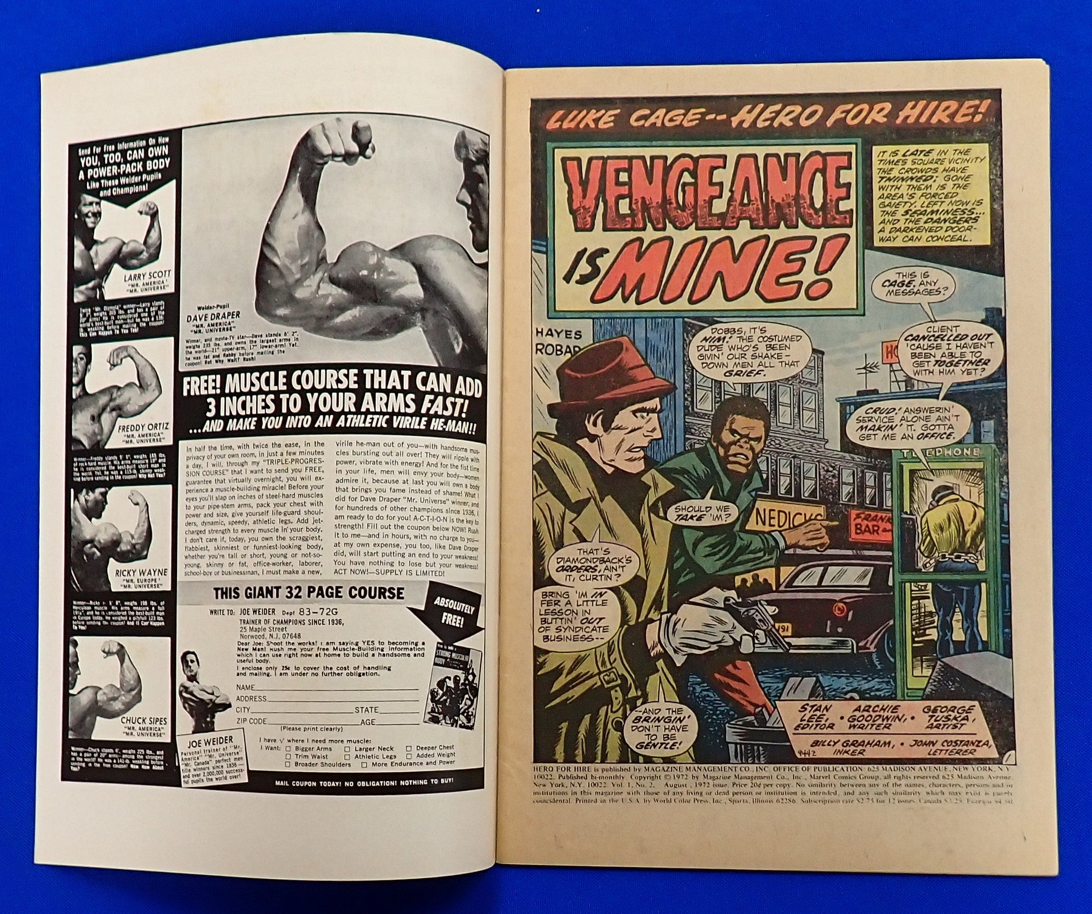 Hero for Hire #2 (1972) - FN (6.0) - 2nd App. Luke Cage