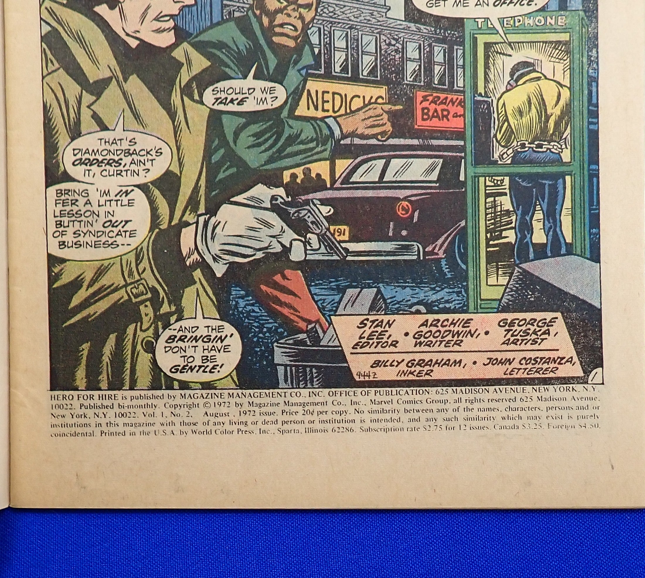 Hero for Hire #2 (1972) - FN (6.0) - 2nd App. Luke Cage