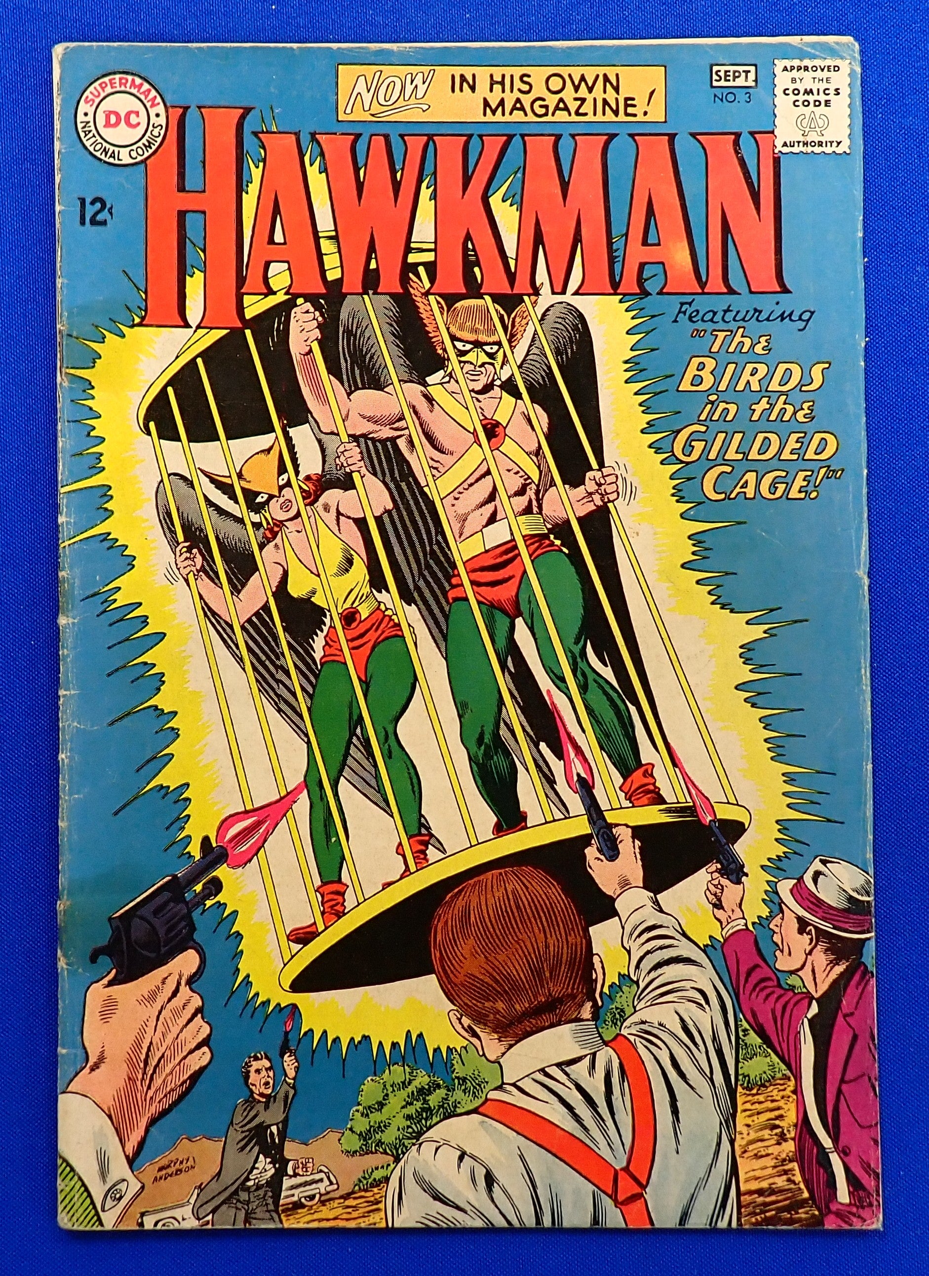 Hawkman #3 (1964) - GD/VG- (3.0-3.5) - Early Hawkman