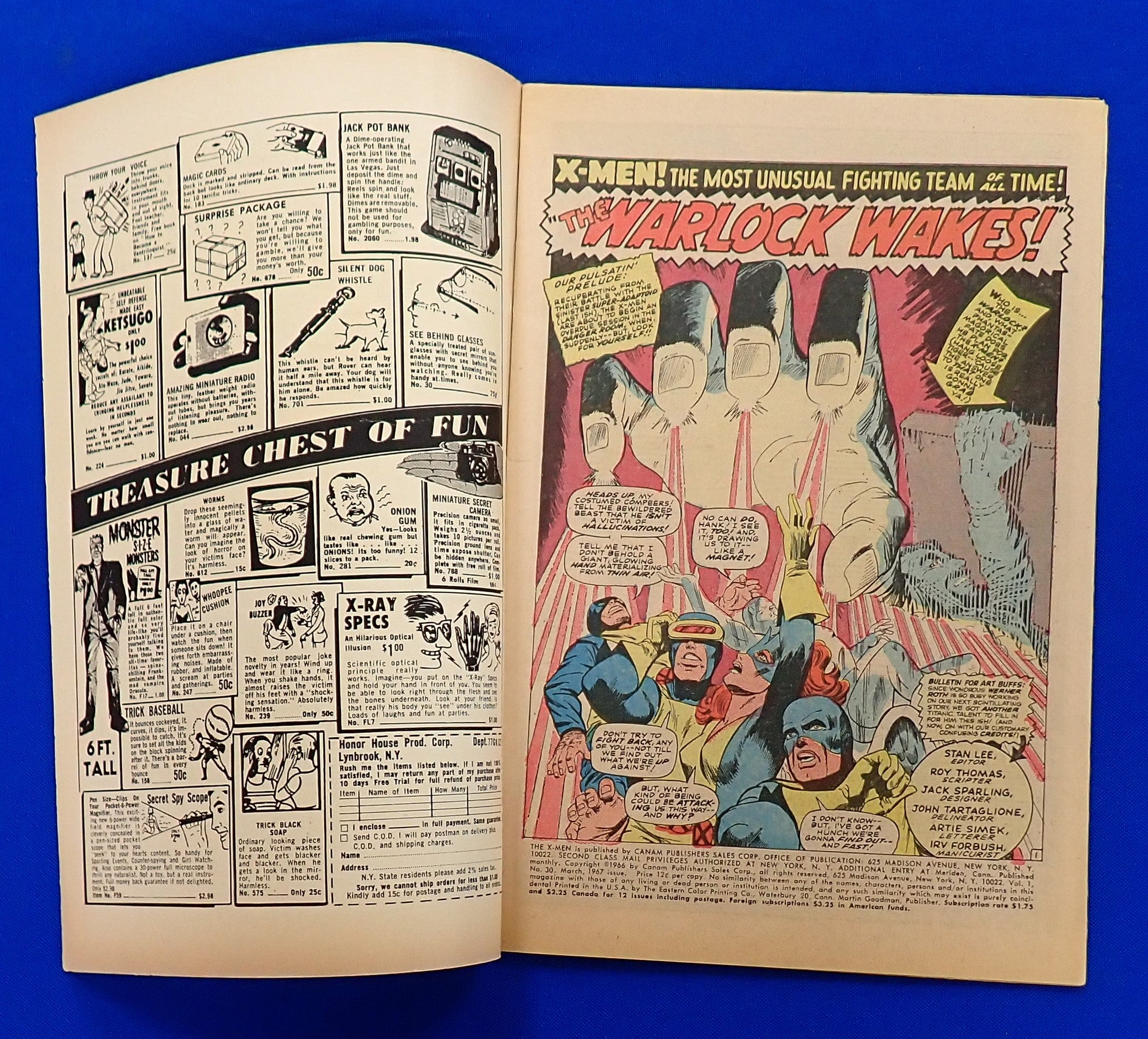 X-Men #30 (1967) - VG/FN- (5.0-5.5) - Silver Age Issue