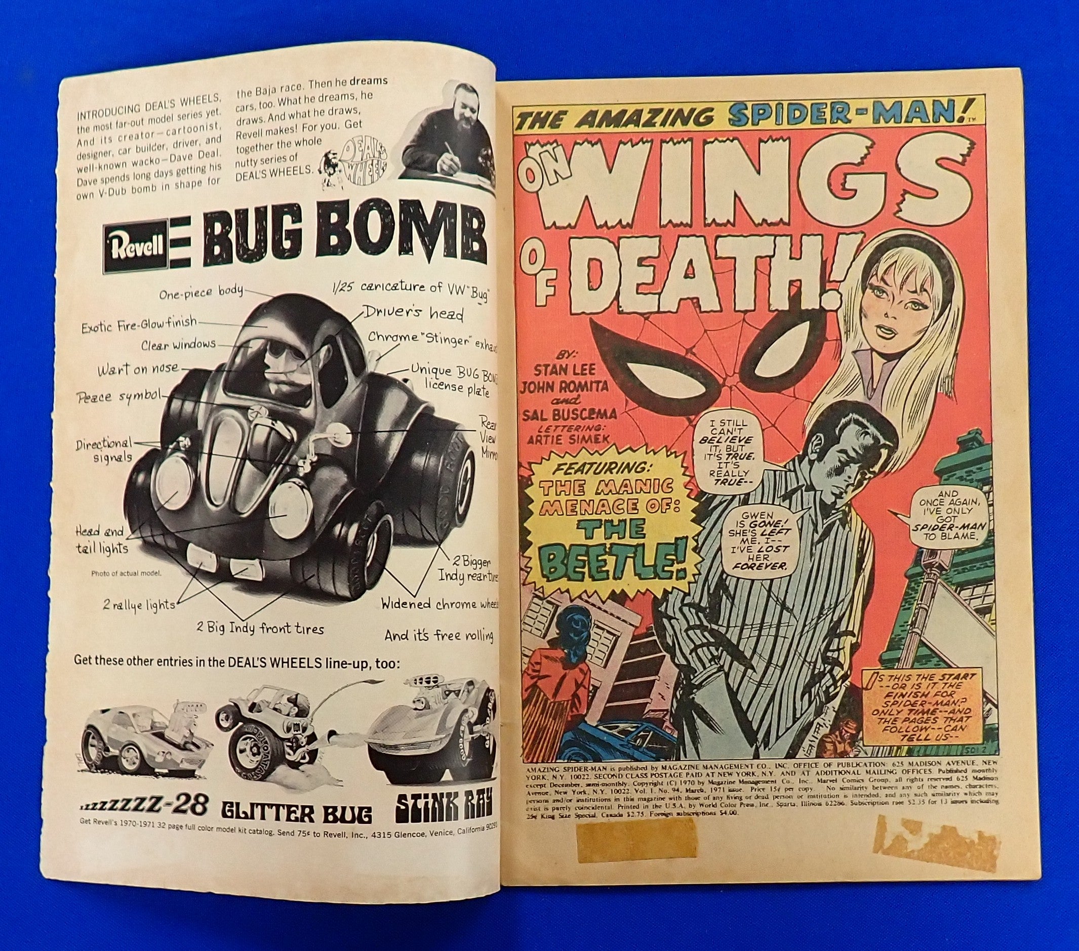 Amazing Spider-Man #94 (1970) - VG/VG- (3.5-4.0) - Bronze Age Issue