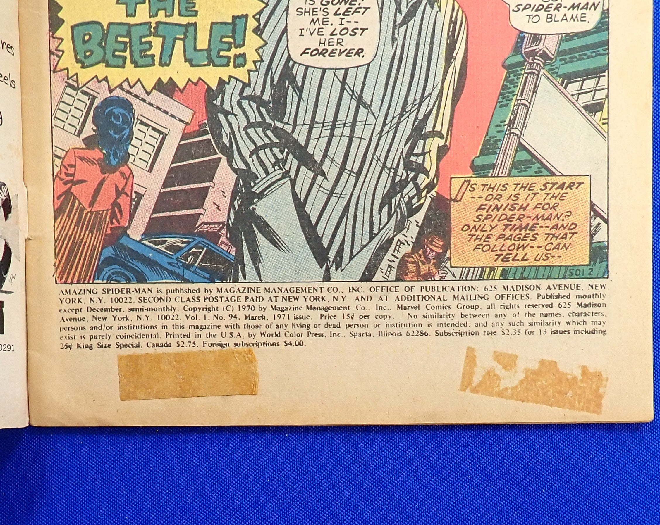 Amazing Spider-Man #94 (1970) - VG/VG- (3.5-4.0) - Bronze Age Issue