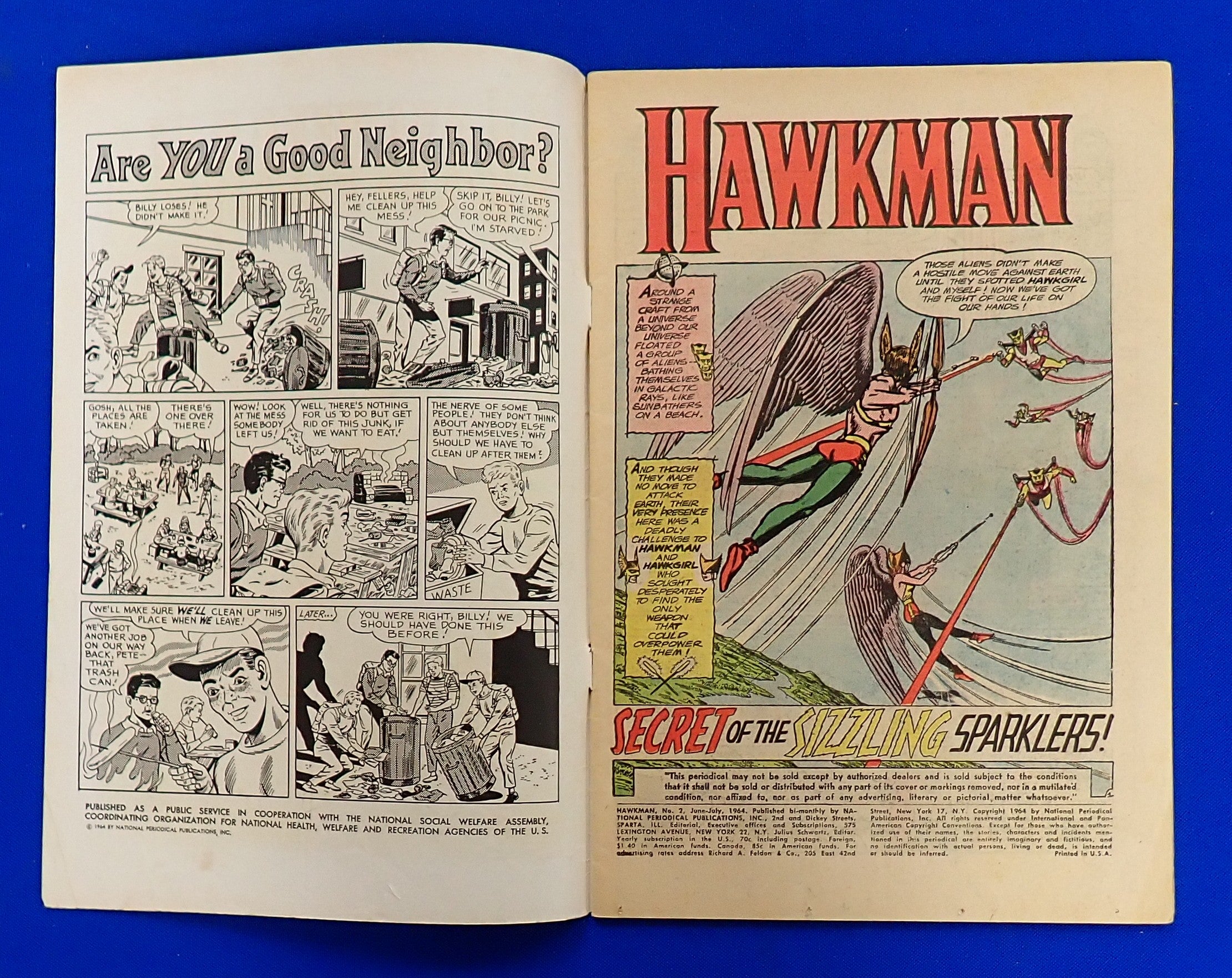 Hawkman #2 (1964) - VG (4.0) - Early Hawkman
