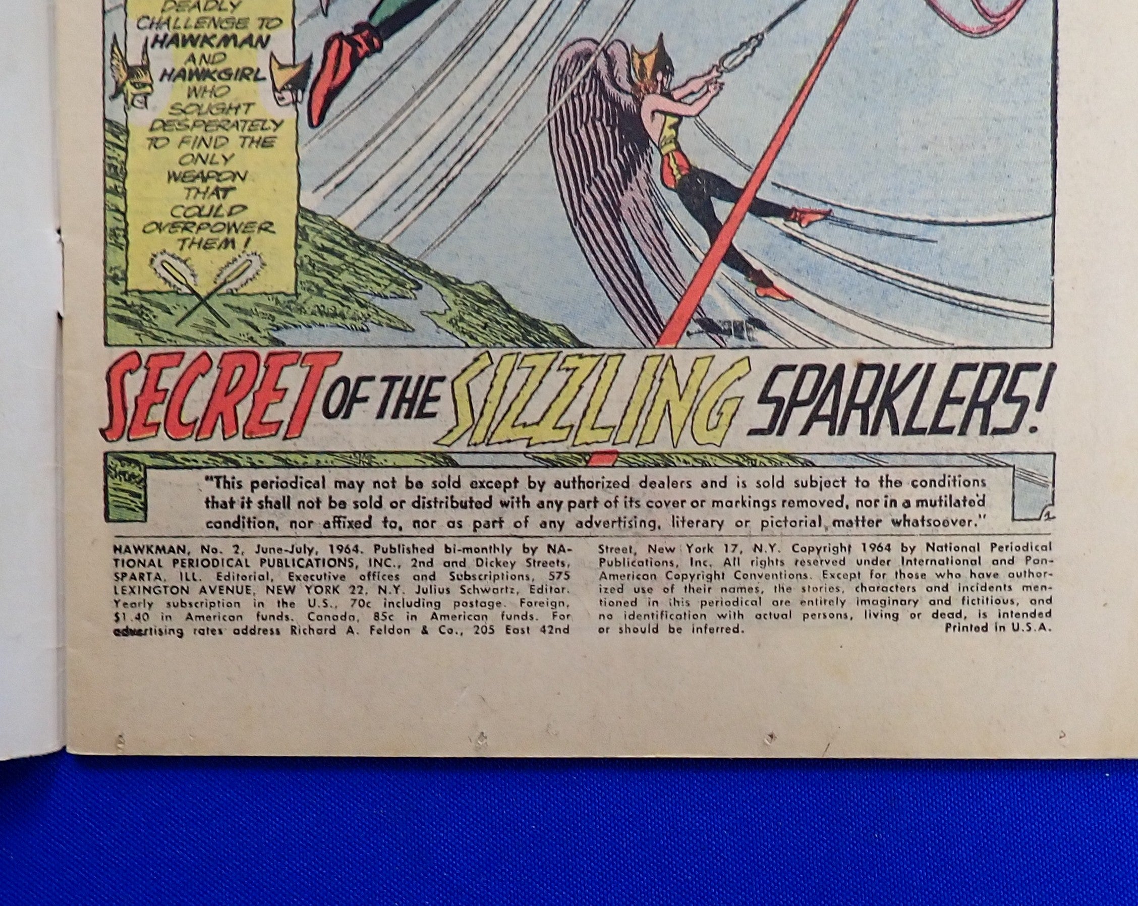 Hawkman #2 (1964) - VG (4.0) - Early Hawkman