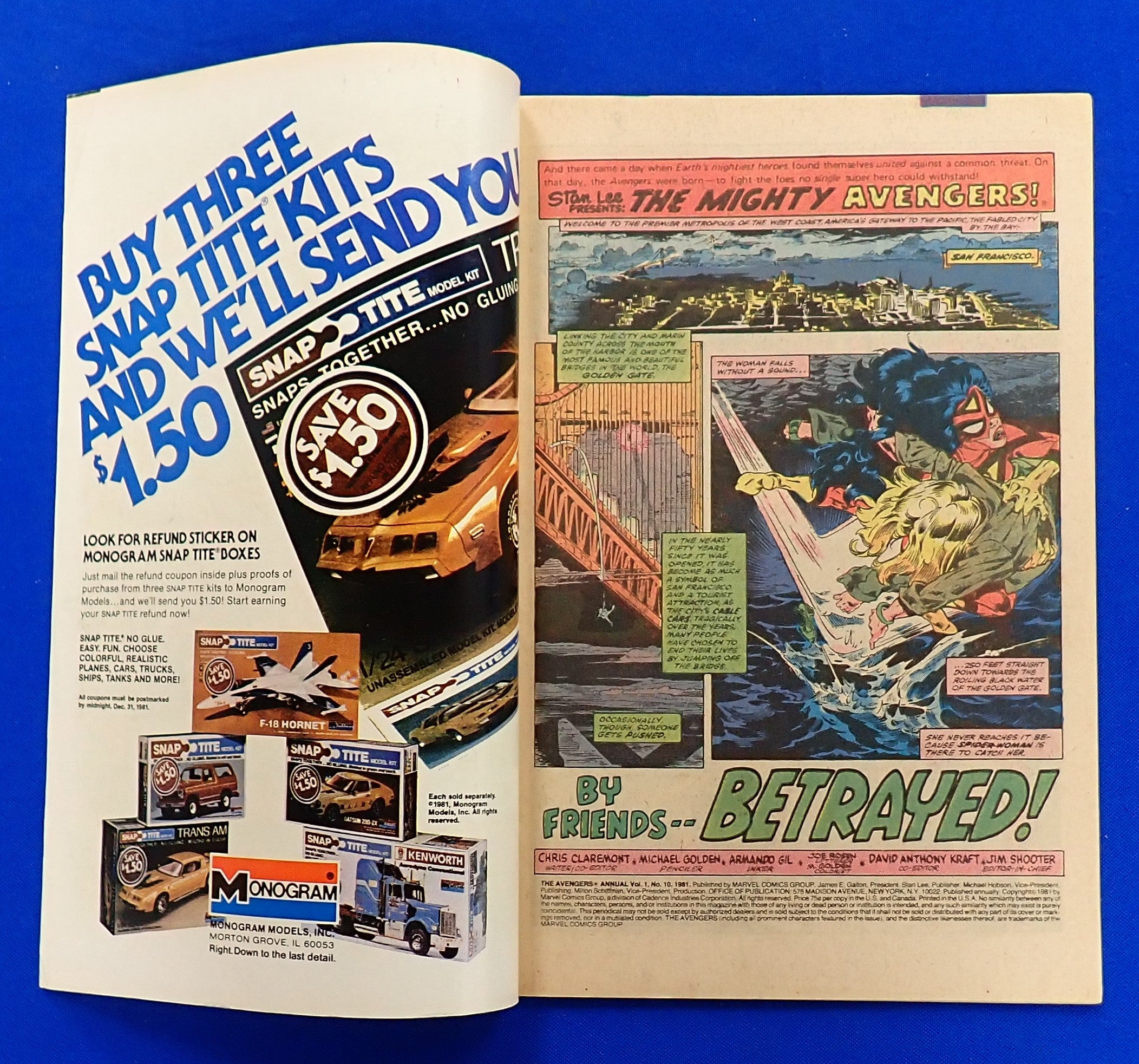 Avengers Annual #10 (1981) - VG (4.0) - 1st Rogue App.