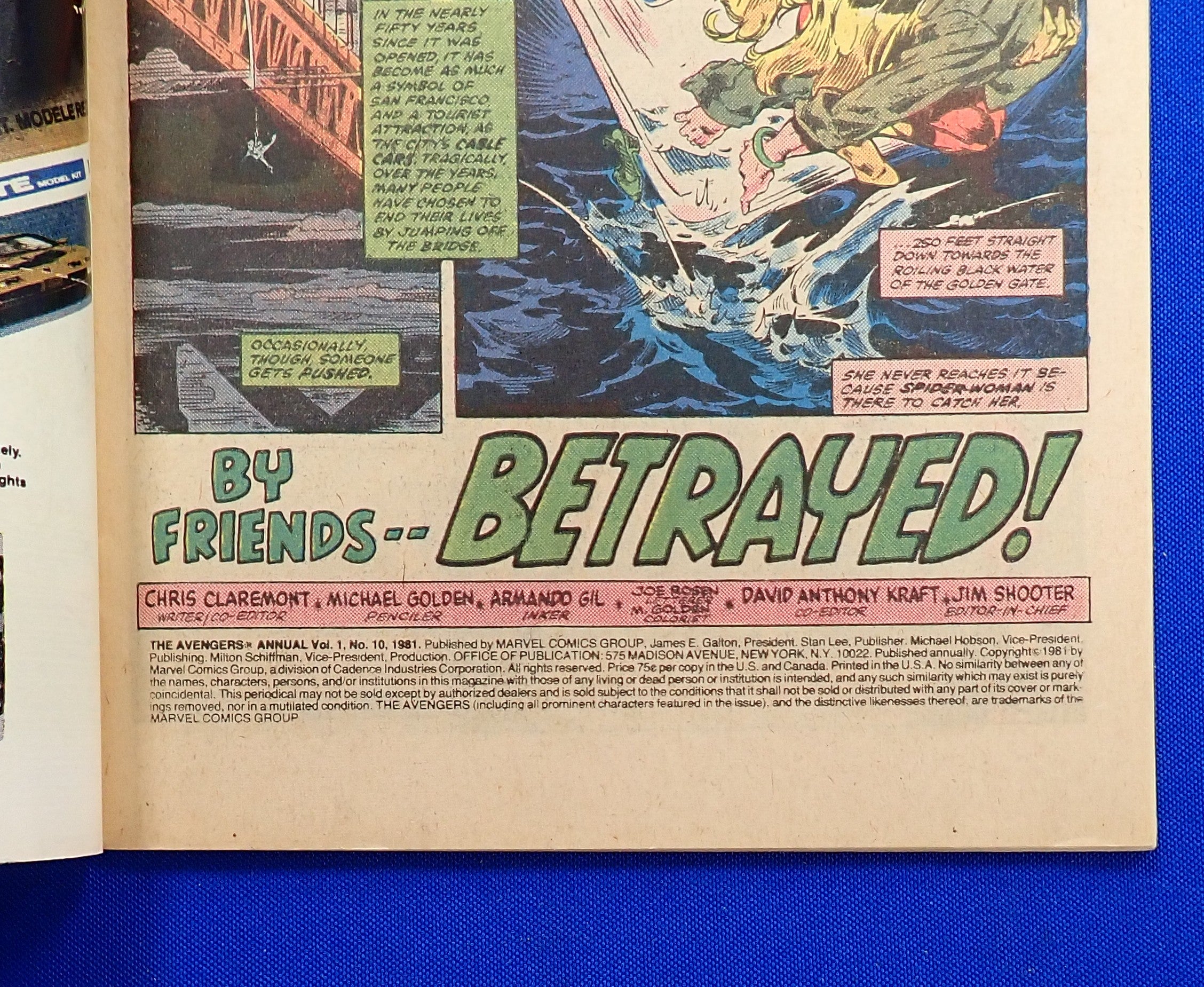 Avengers Annual #10 (1981) - VG (4.0) - 1st Rogue App.