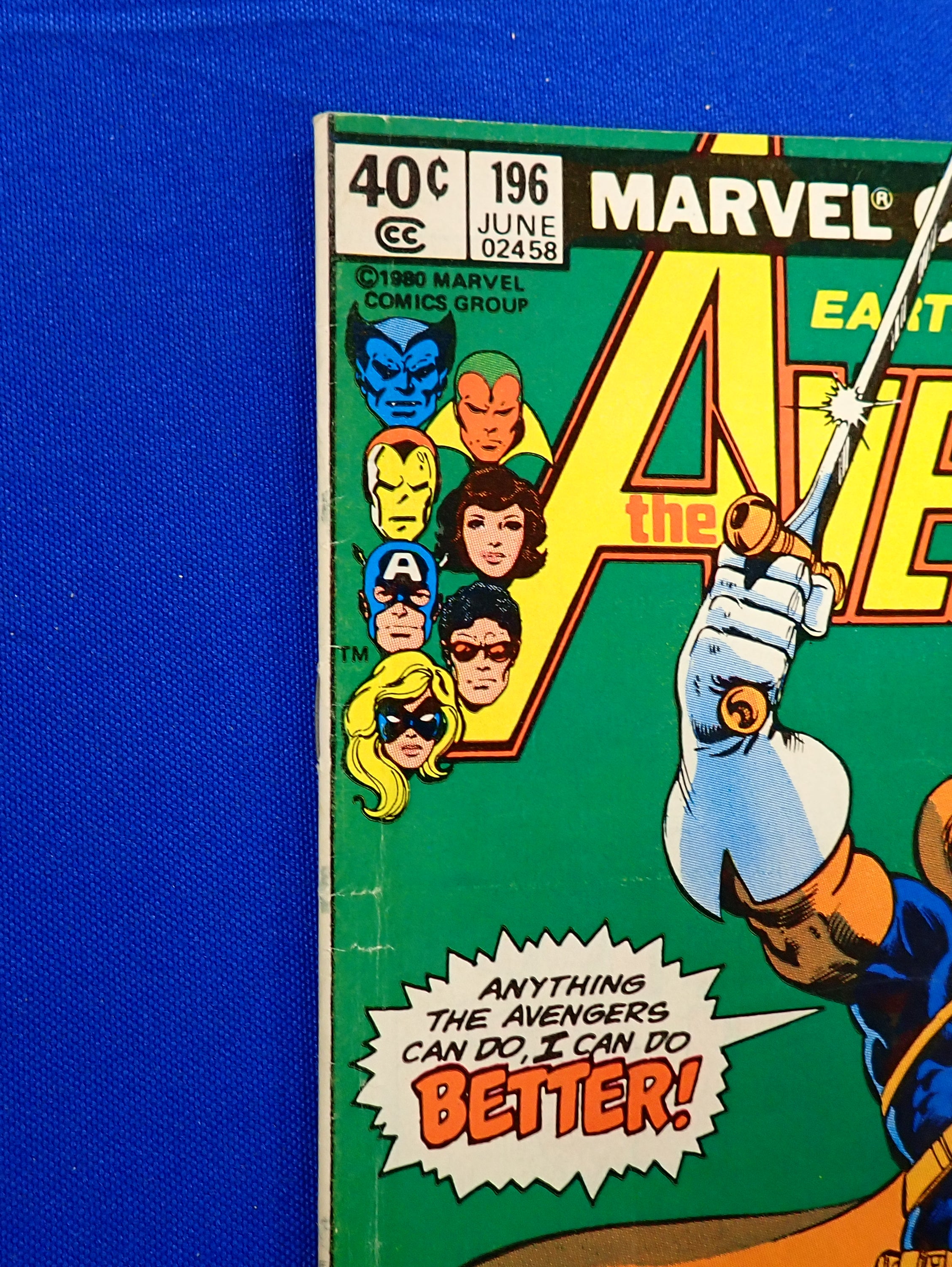 アメコミ　マーベル　Avengers 196 1st Taskmaster! Avengers #196 (1989) - VG+/FN (4.5-5.0) - 1st Taskmaster App