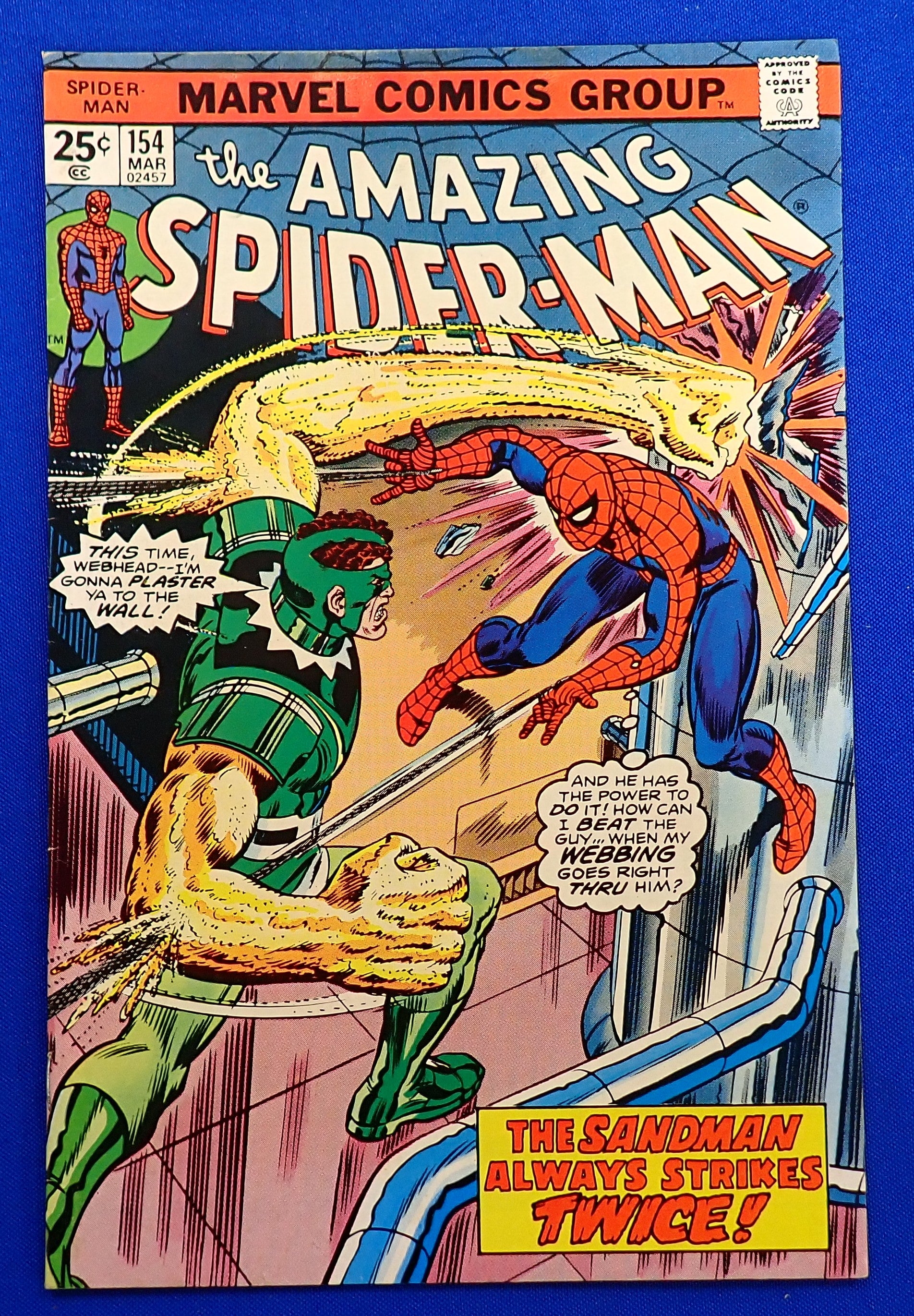 Amazing Spider-Man #154 (1976) - VF/VF- (7.5-8.0) - Bronze Age Issue
