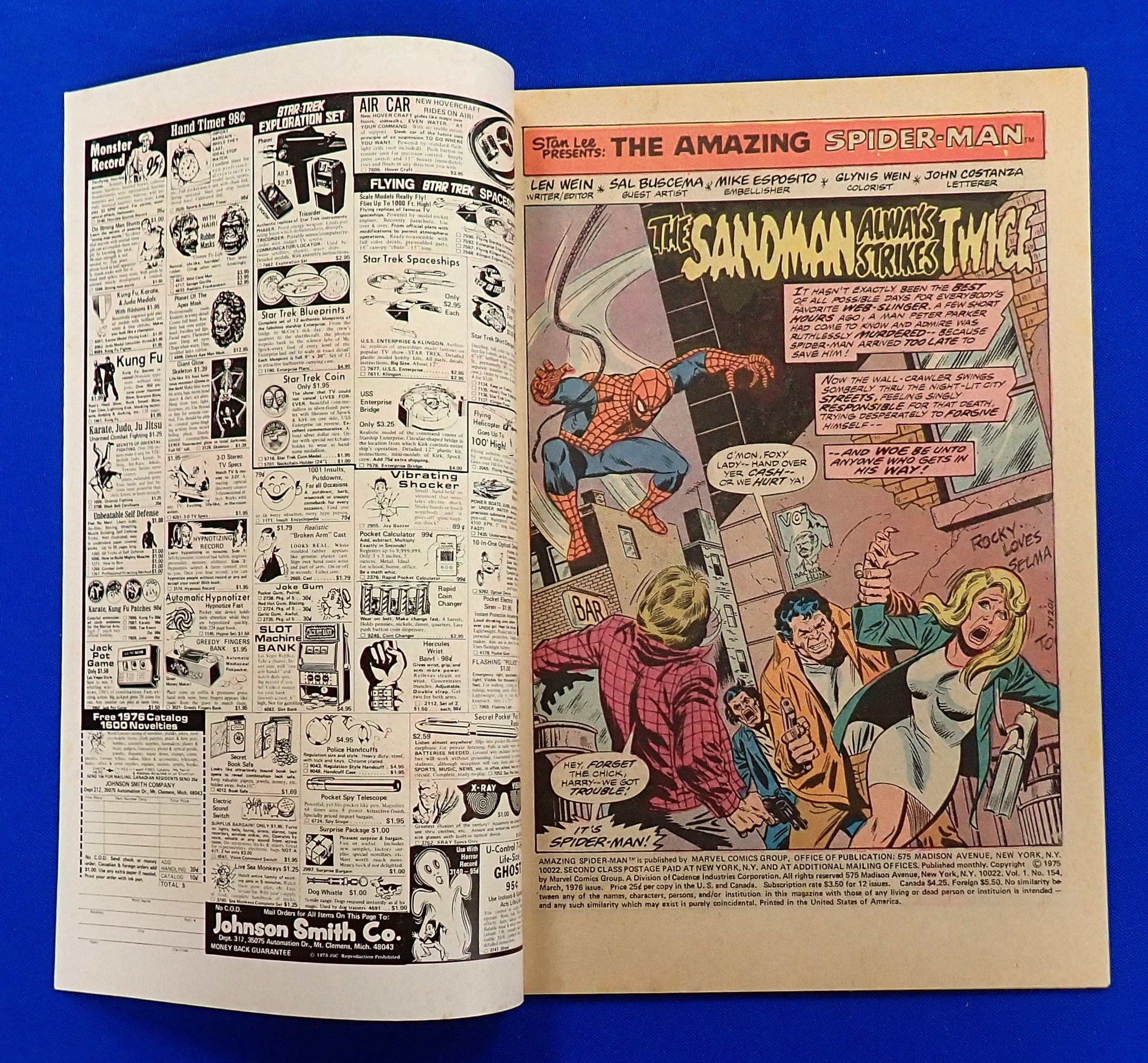 Amazing Spider-Man #154 (1976) - VF/VF- (7.5-8.0) - Bronze Age Issue
