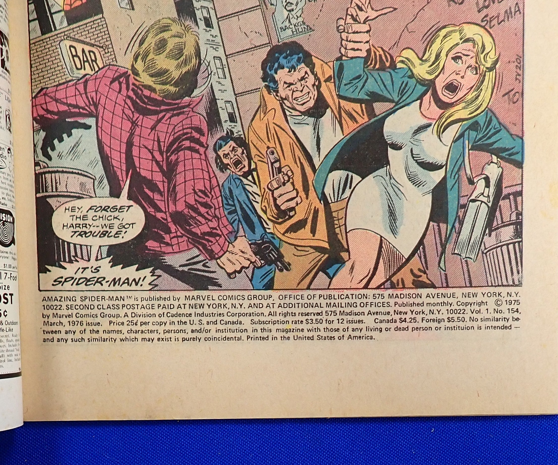 Amazing Spider-Man #154 (1976) - VF/VF- (7.5-8.0) - Bronze Age Issue