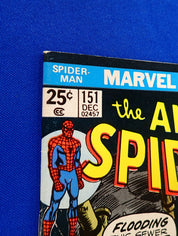 Amazing Spider-Man #151 (1975) - VG/FN (5.0) - Iconic John Romita Cover