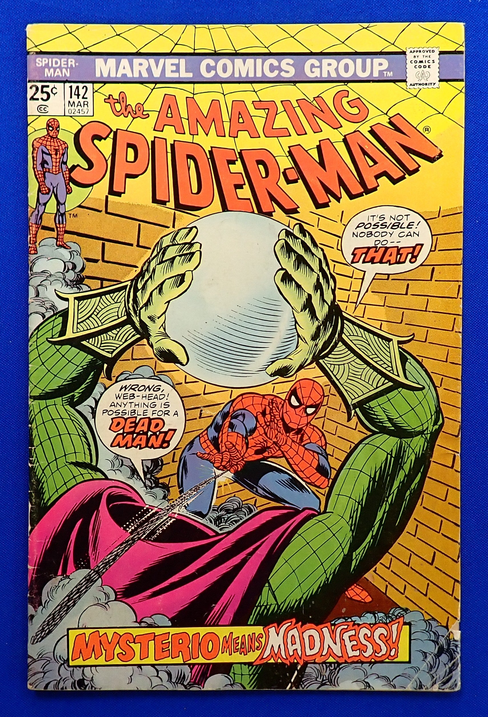 Amazing Spider-Man #142 (1975) - VG (4.0) - 1st Cameo of Gwen Stacy's Clone