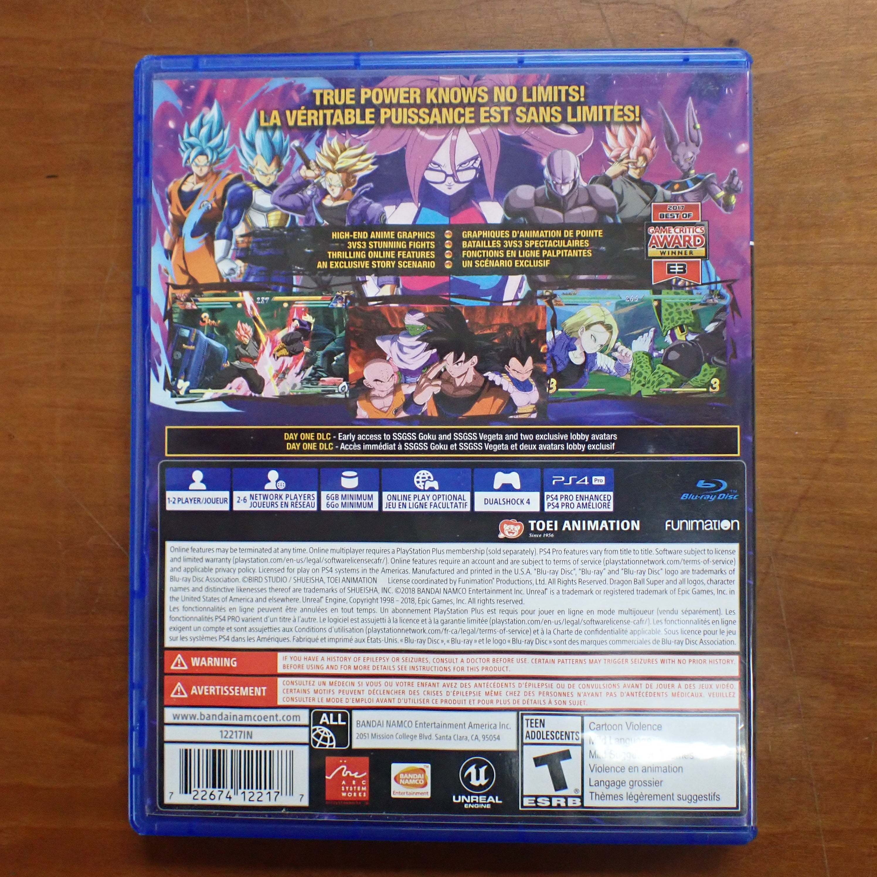 Dragonball Fighter Z - PS4