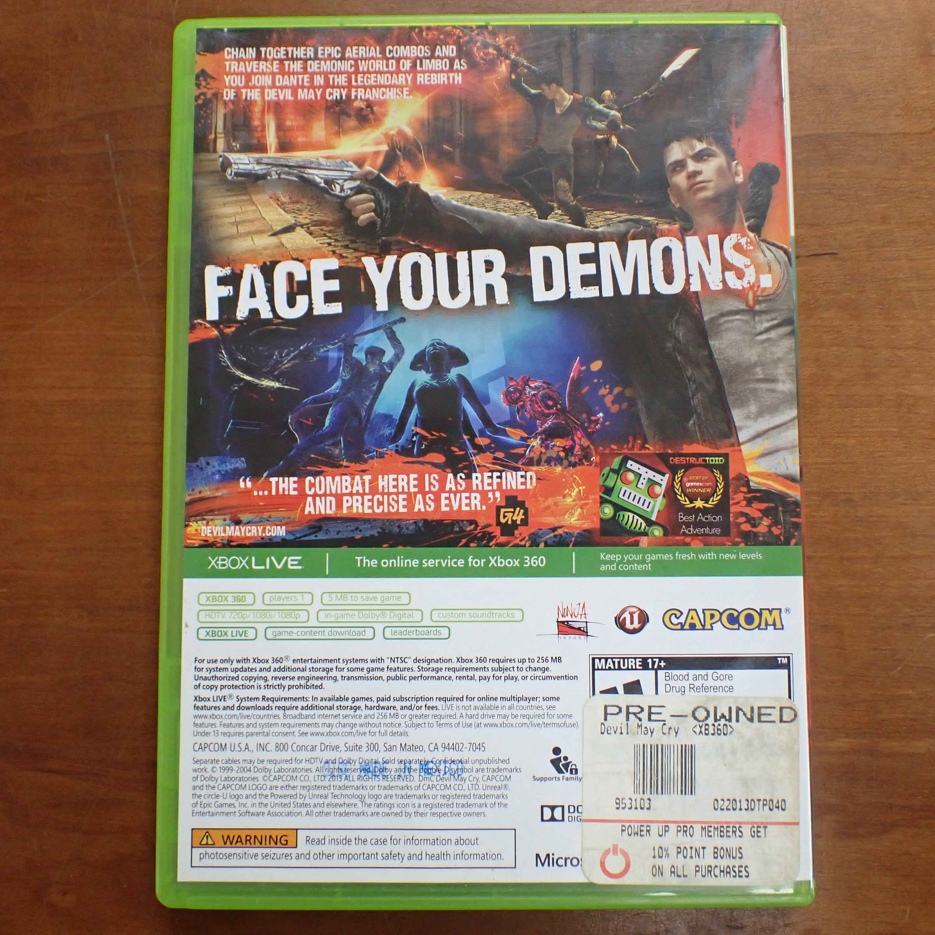 DmC: Devil May Cry - Xbox 360