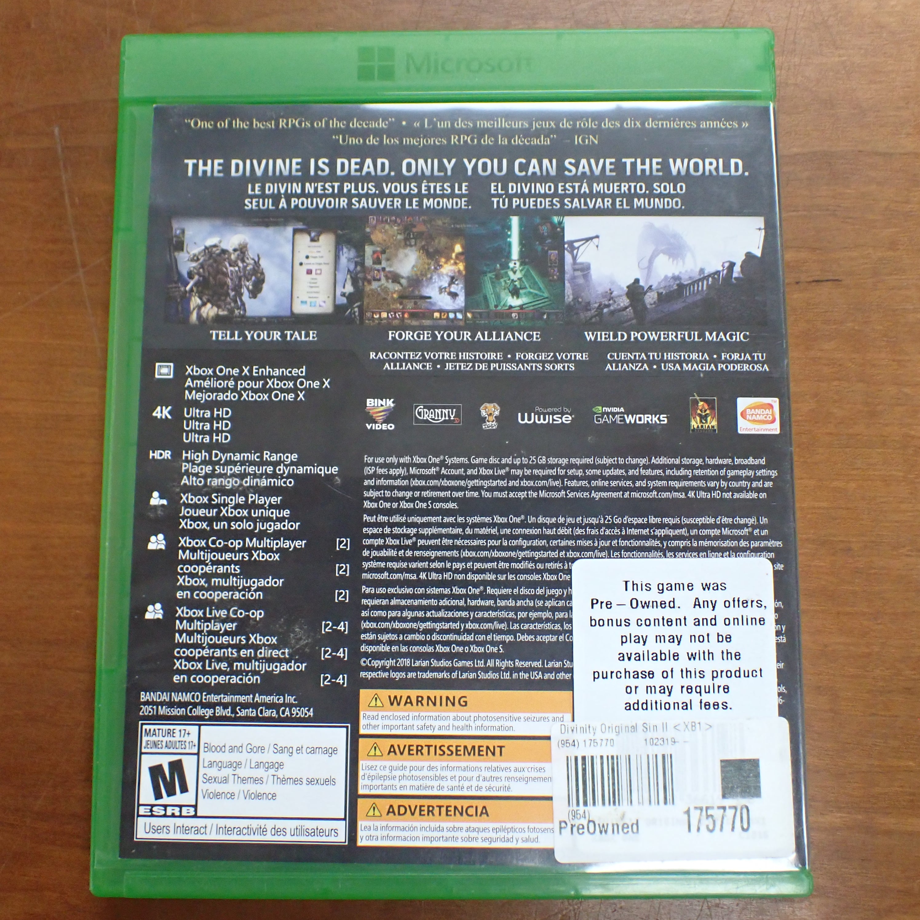 Divinity II: Original Sin - Xbox One