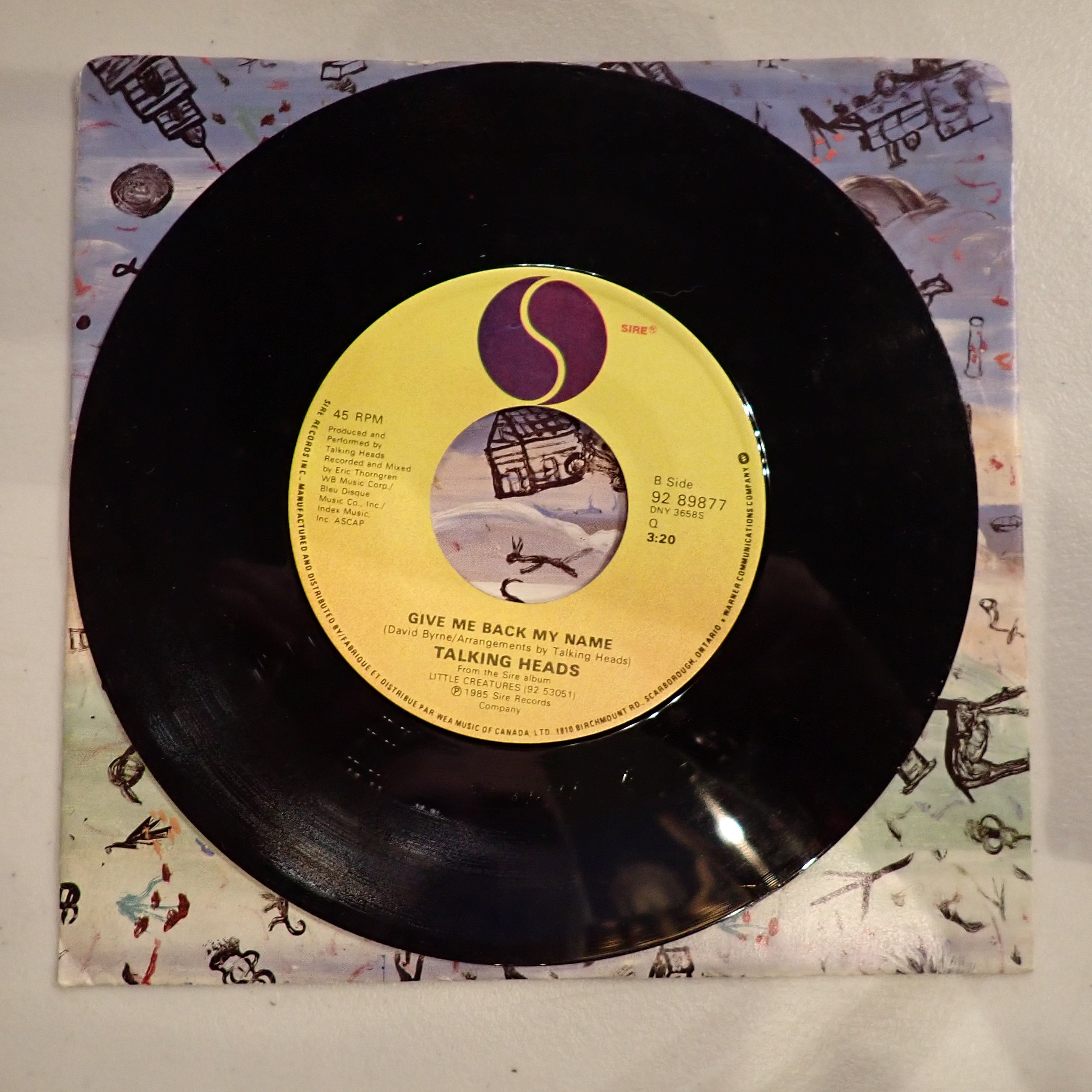 Talking Heads - Road To Nowhere/Give Me Back My Name