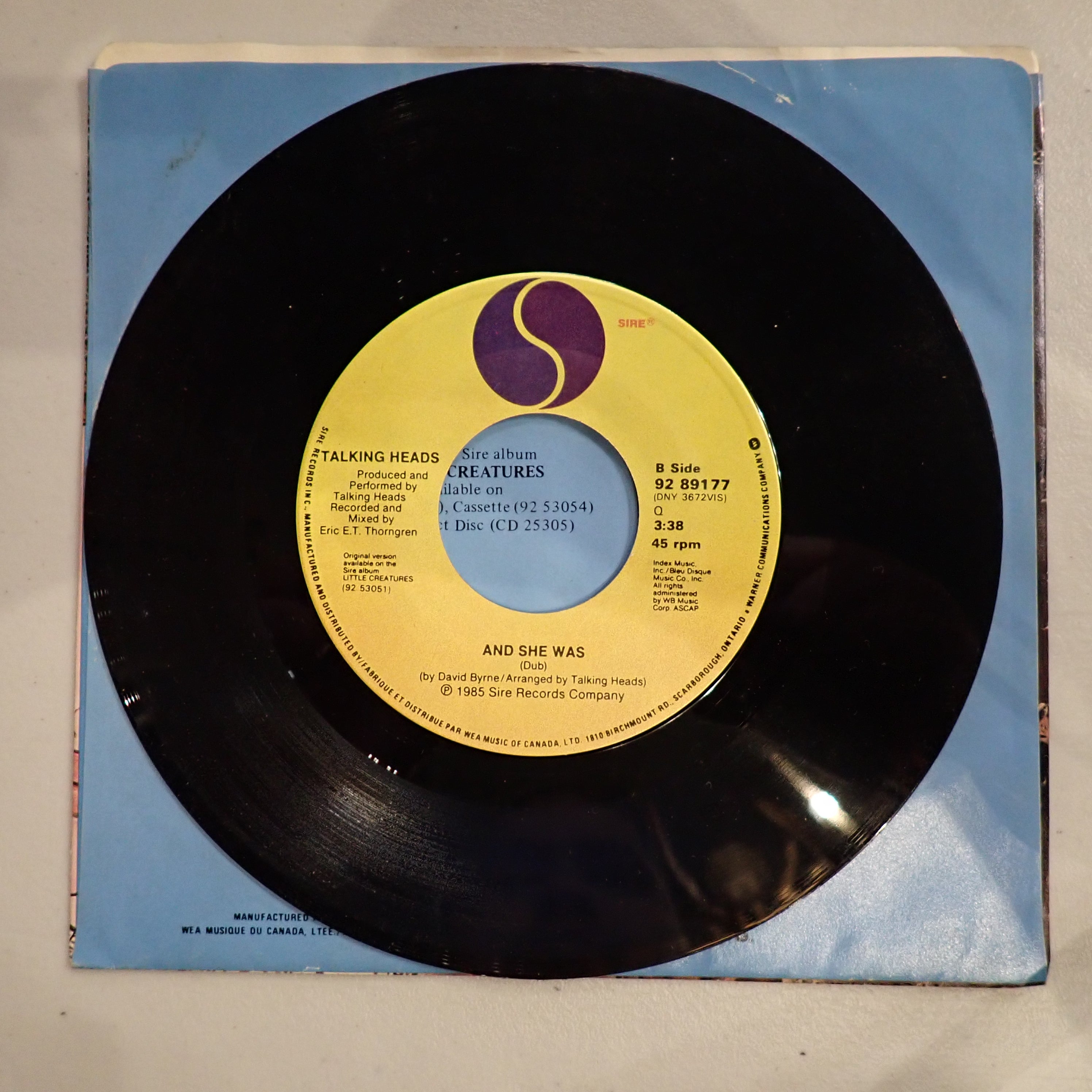 Talking Heads - And She Was/ And She Was (Dub)