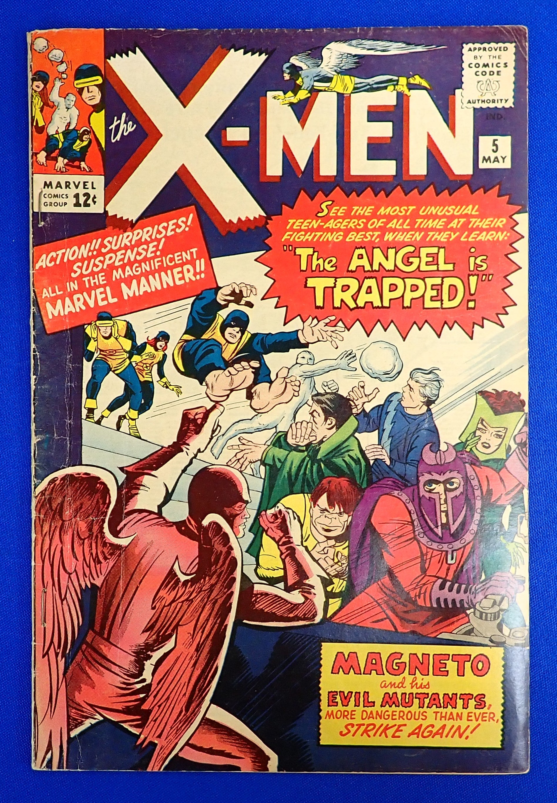 X-Men #5 (1964) - VG/VG+ (4.0-4.5) - 3rd Magneto, 2nd Scarlet Witch & Quicksilver