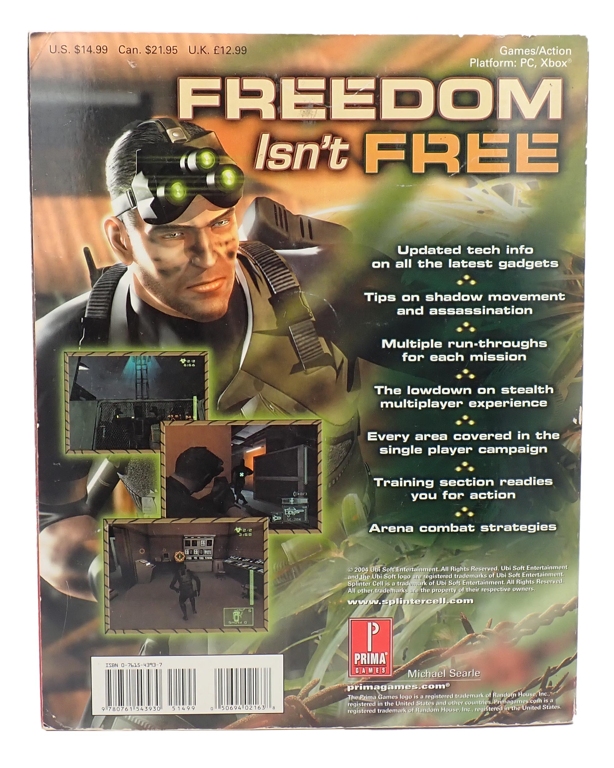Splinter Cell Pandora Tomorrow - Prima Official Strategy Guide [Pre-Owned]