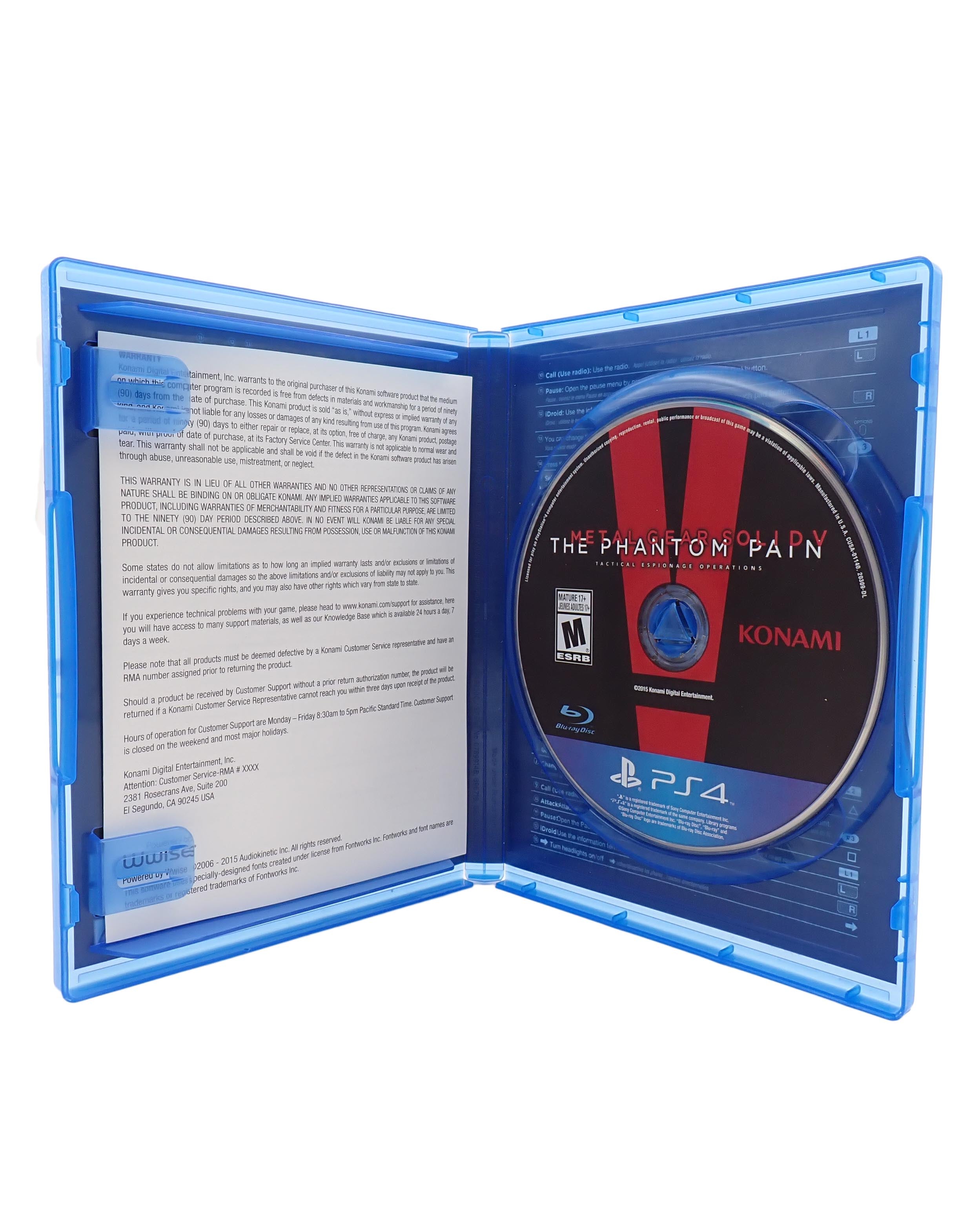 Metal Gear Solid V: The Phantom Pain - PS4