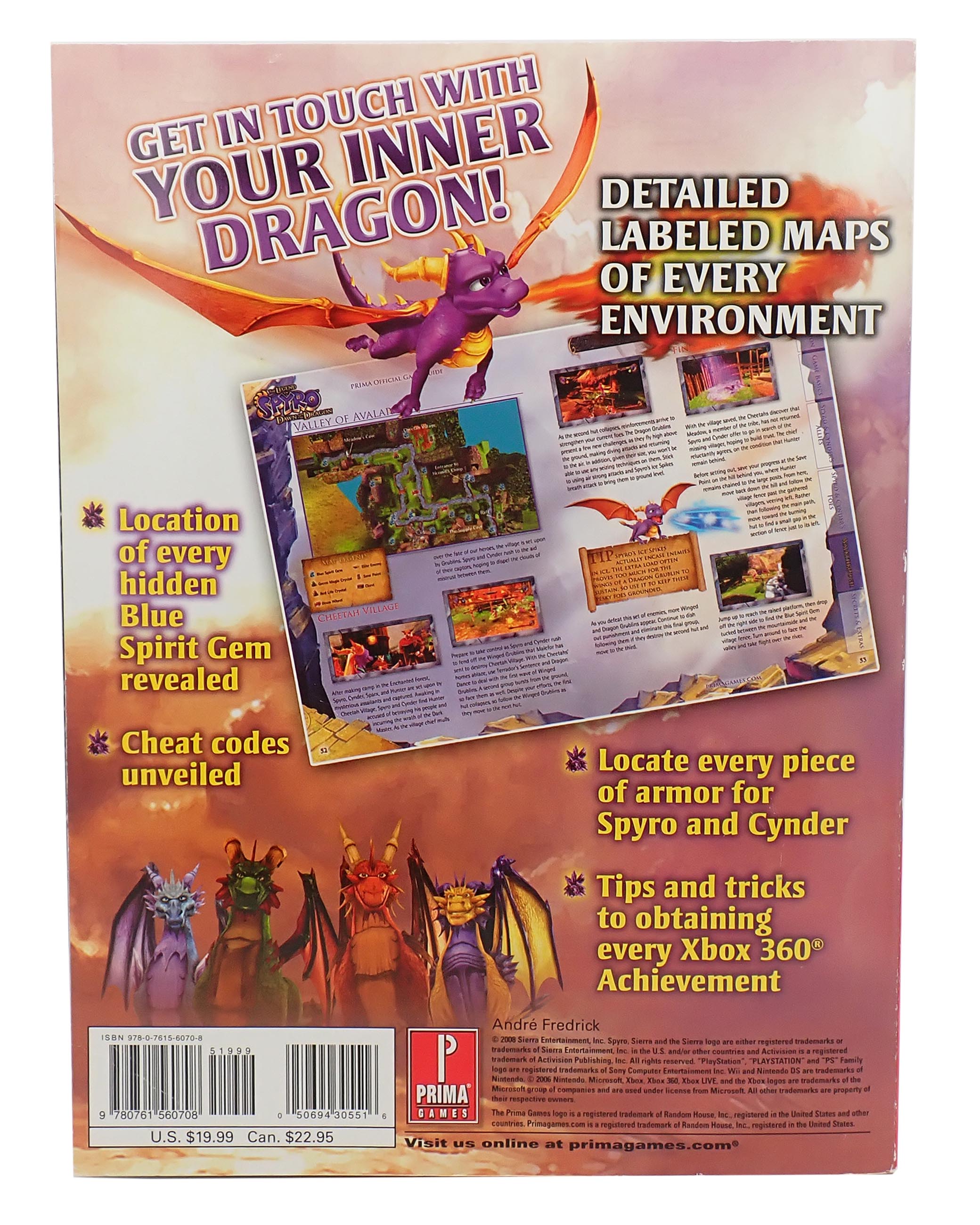The Legend of Spyro Dawn of the Dragon - Prima Official Game Guide [Pre-Owned]