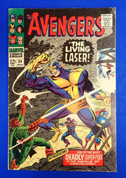 Avengers #34 (1966) - VG (4.0) - 1st Living Laser App.