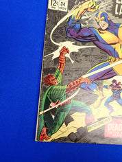 Avengers #34 (1966) - VG (4.0) - 1st Living Laser App.