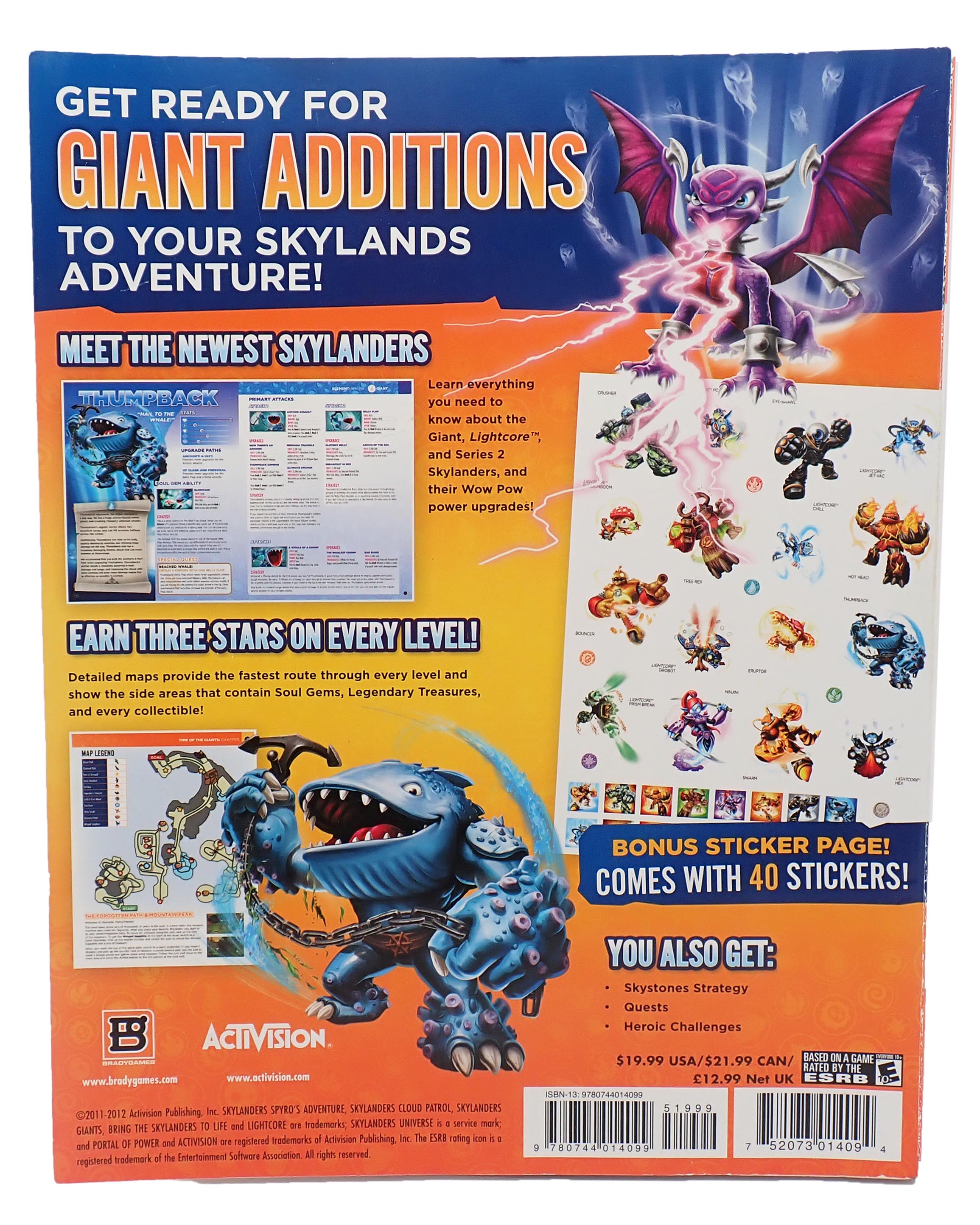 Skylanders Giants - BradyGames Official Strategy Guide [Pre-Owned]