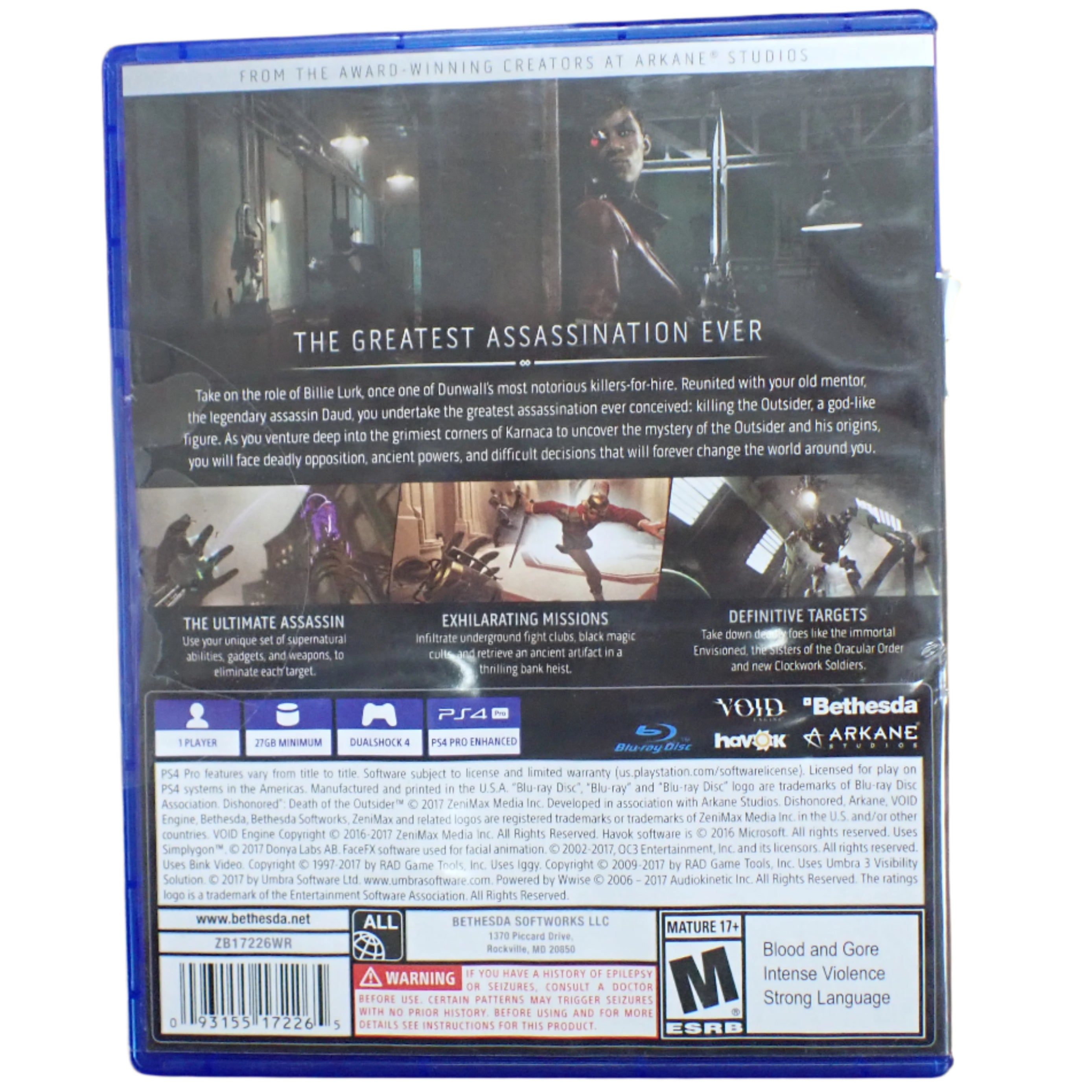 Dishonored: Death of the Outsiders - PS4