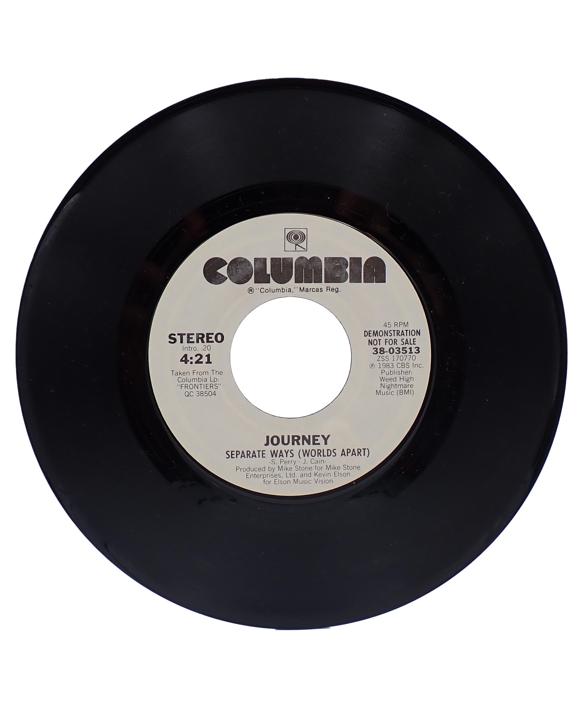 Journey – Separate Ways (Worlds Apart) - Vinyl