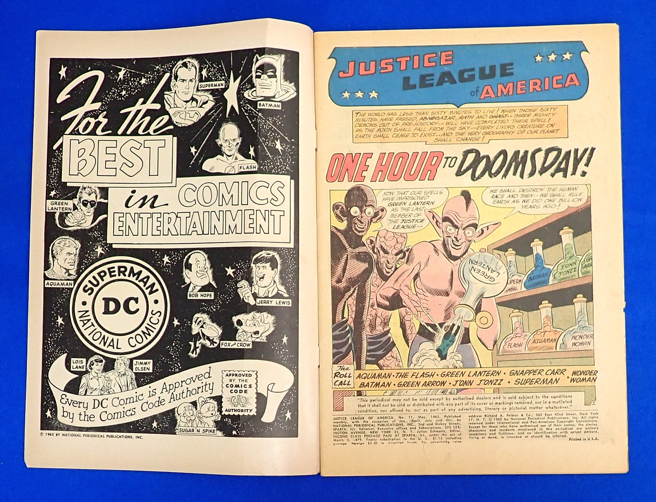 JLA #11 (1962) - VG- (3.5) - Silver Age Issue