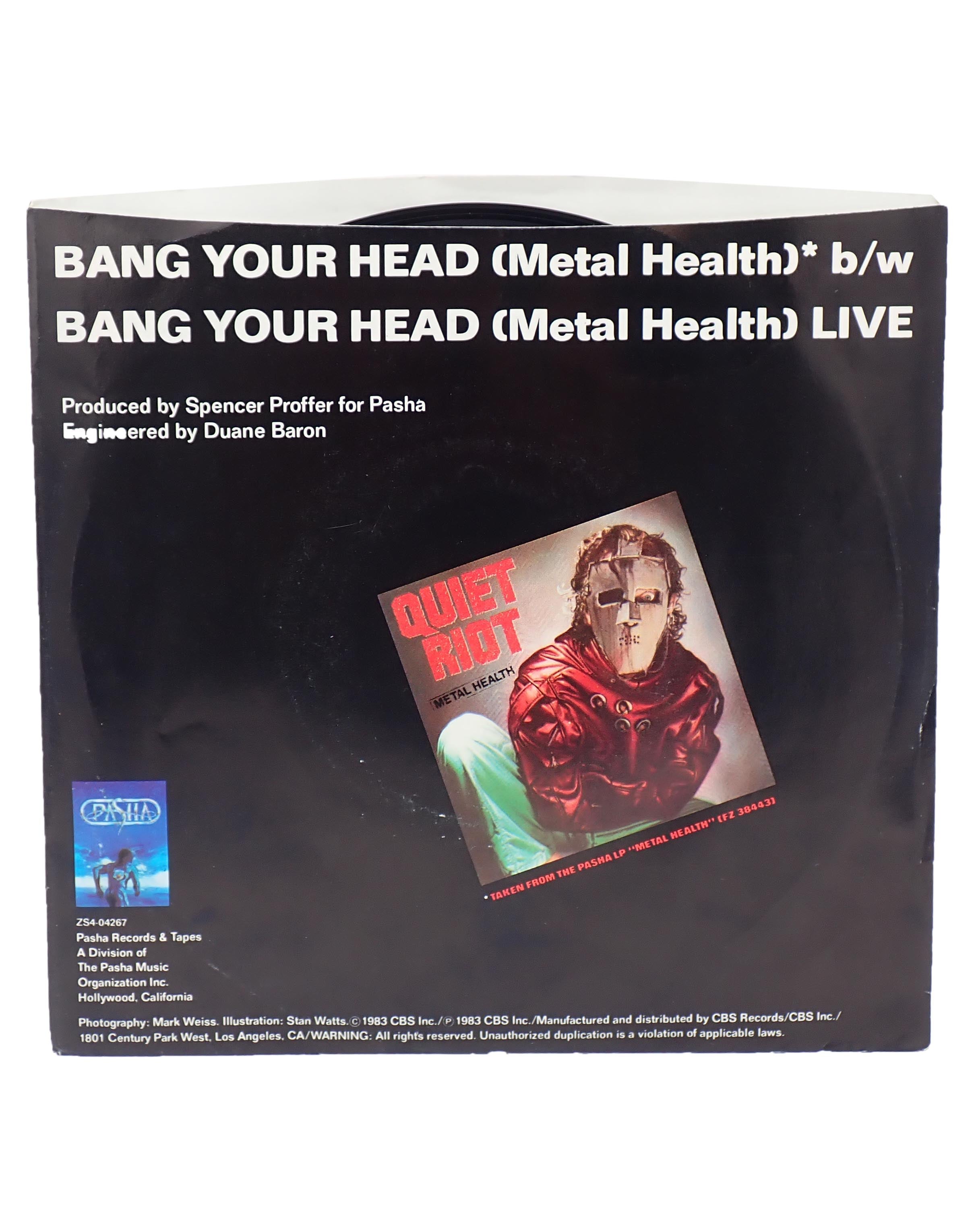 Quiet Riot – Bang Your Head (Metal Health) - Vinyl
