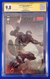 Snake Eyes: Deadgame #1 (2020) - CGC S.S. 9.8 - SIGNED by Rob Liefeld & Ray Park