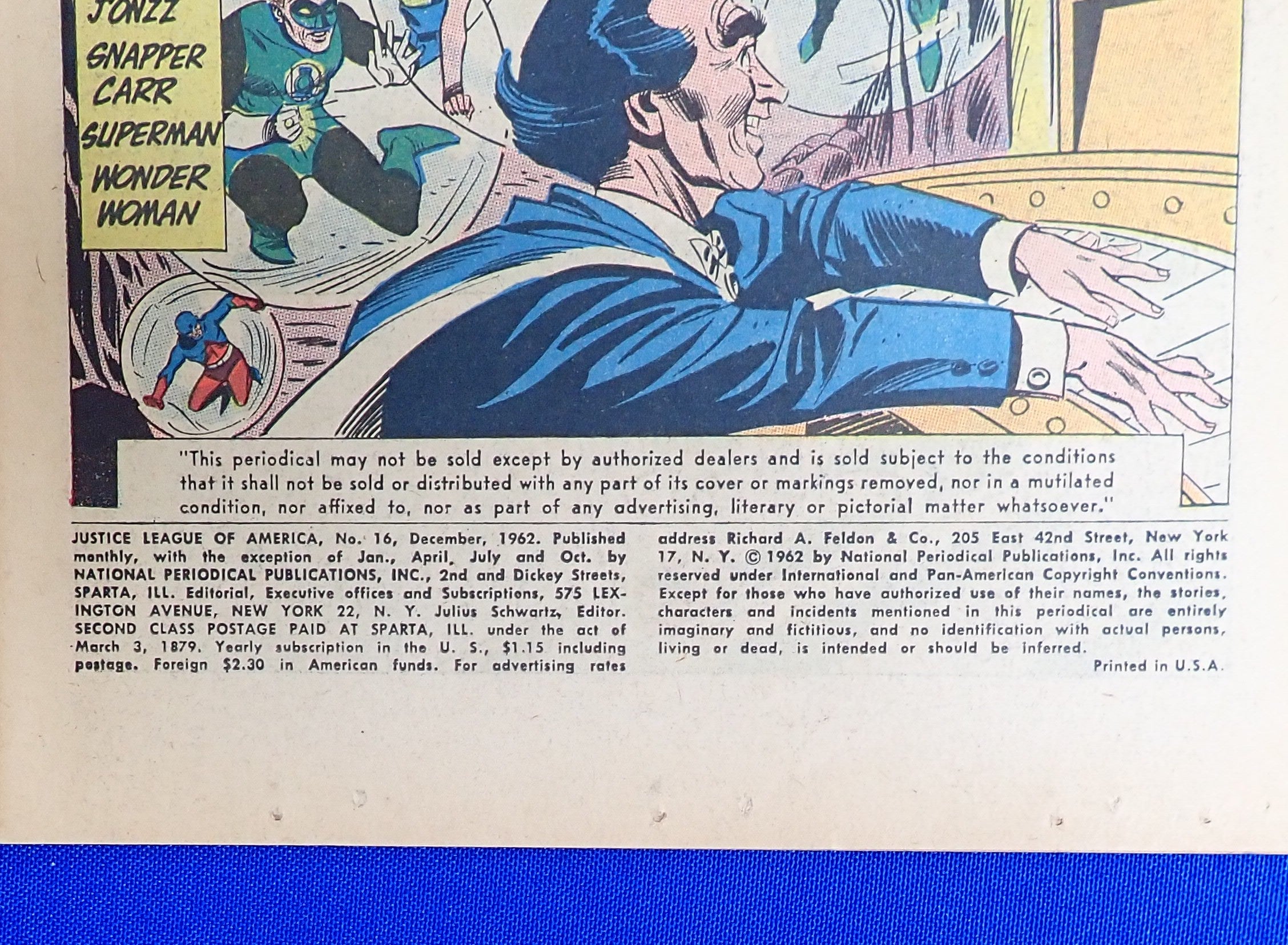 JLA #16 (1962) - VG+/FN (4.5-5.0) - Silver Age Issue
